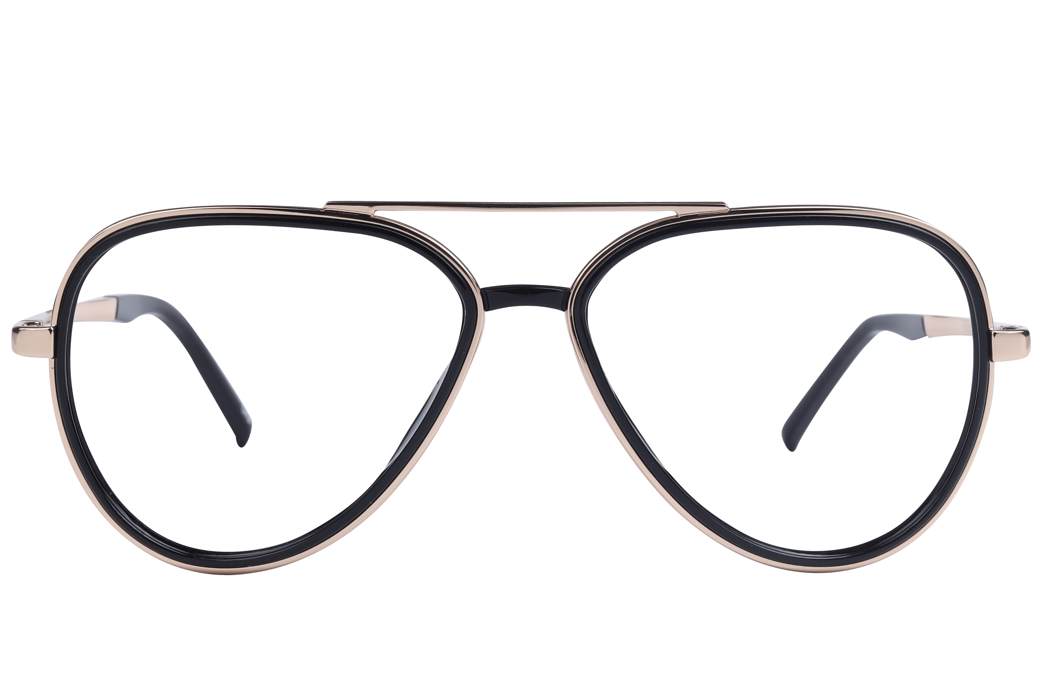Inspira OLD2217 Frame Black Male Full Metal Frame — Black frame — view 2