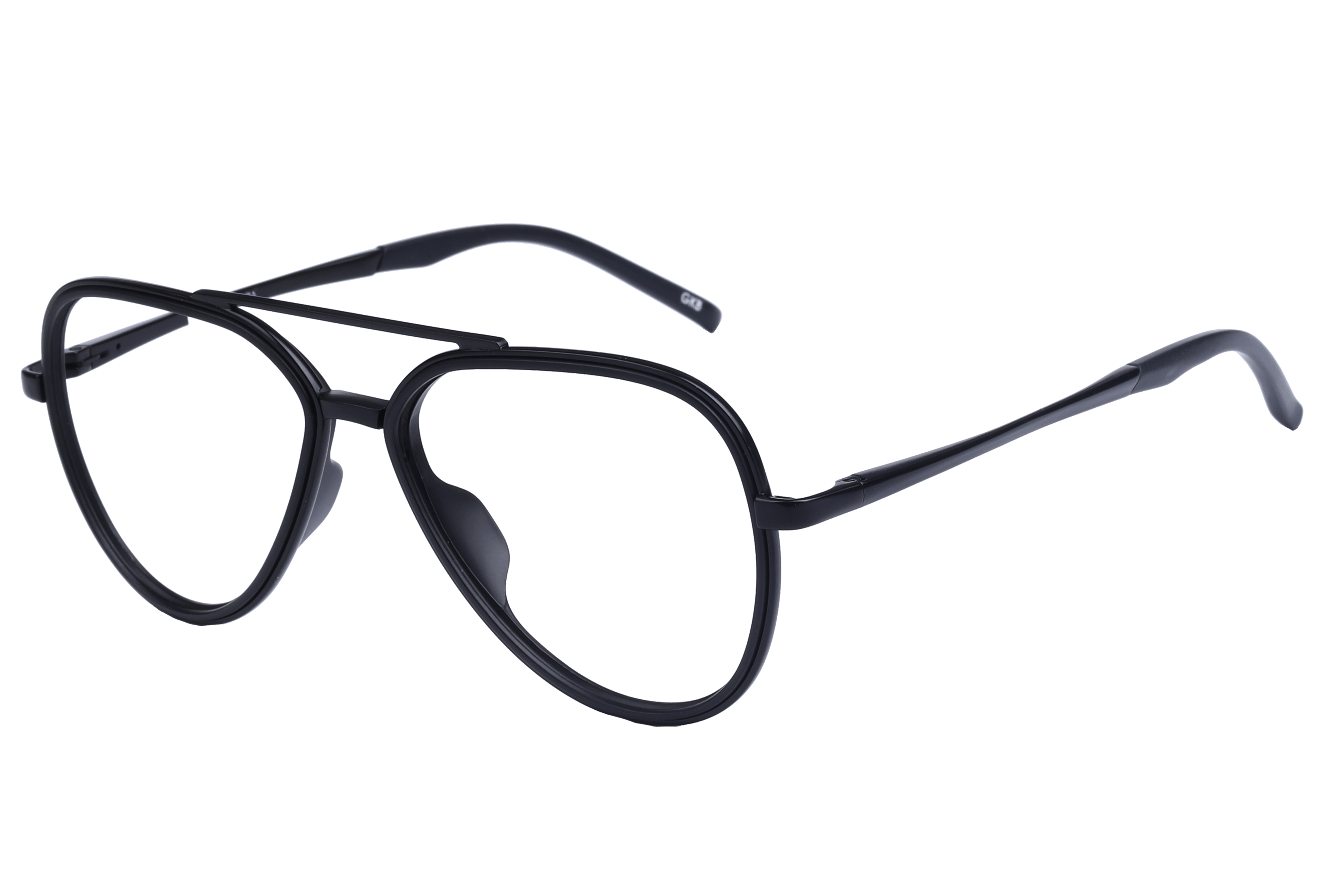 Inspira OLD2217 Frame Matt Black Male Full Metal — Matt Black frame