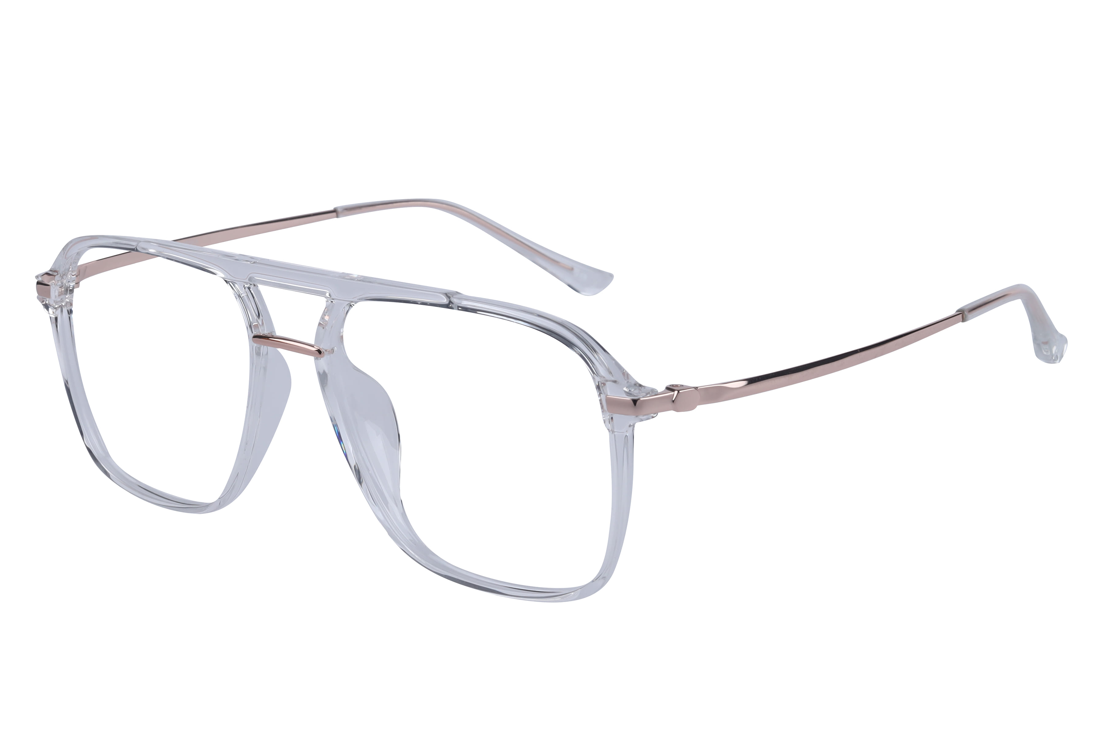 Inspira 50303-FW Frame Transparent Male Full Metal Frame — Transparent frame — view 1