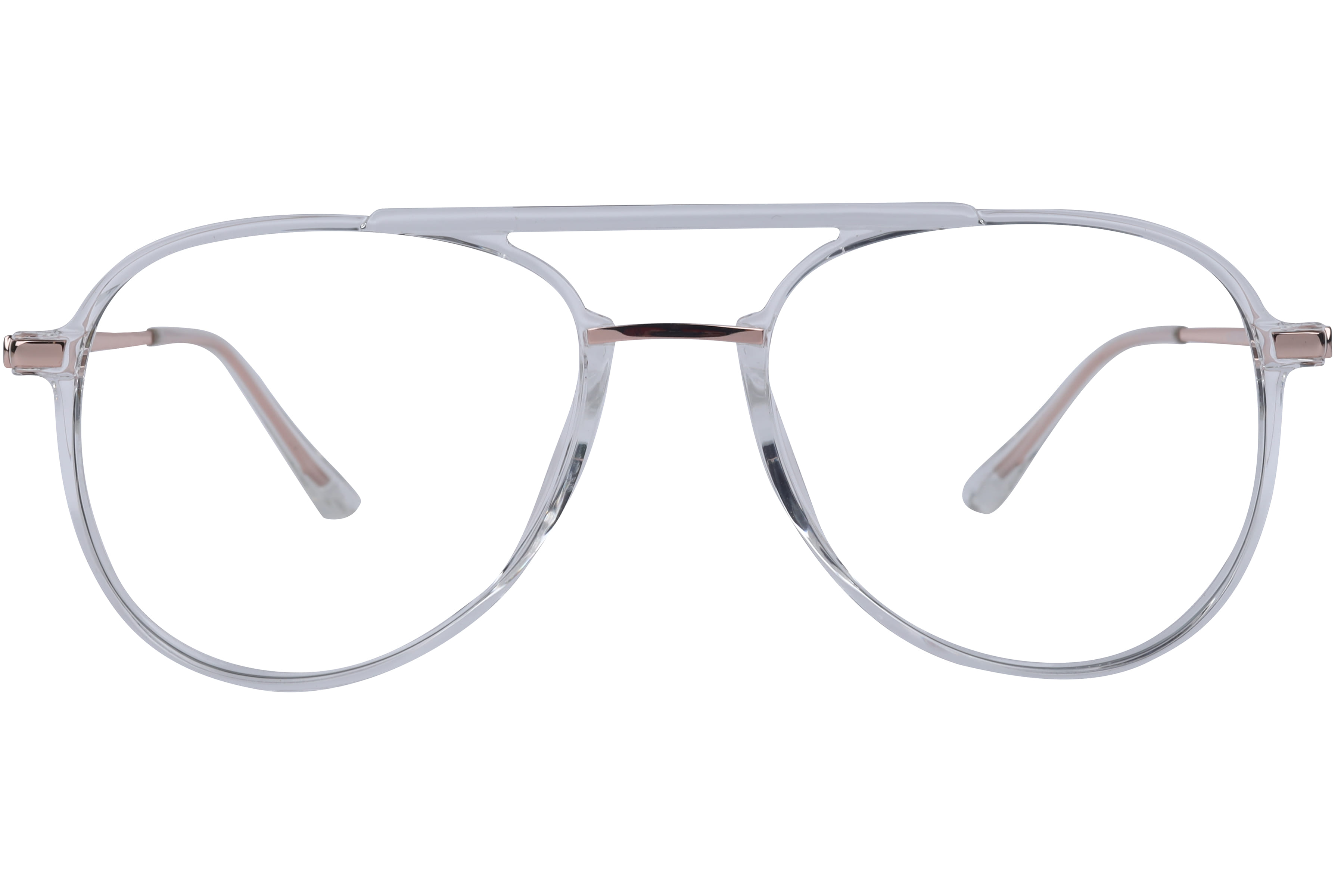 Inspira 50360-FW Frame Transparent Male Full Metal Frame — Transparent frame — view 2