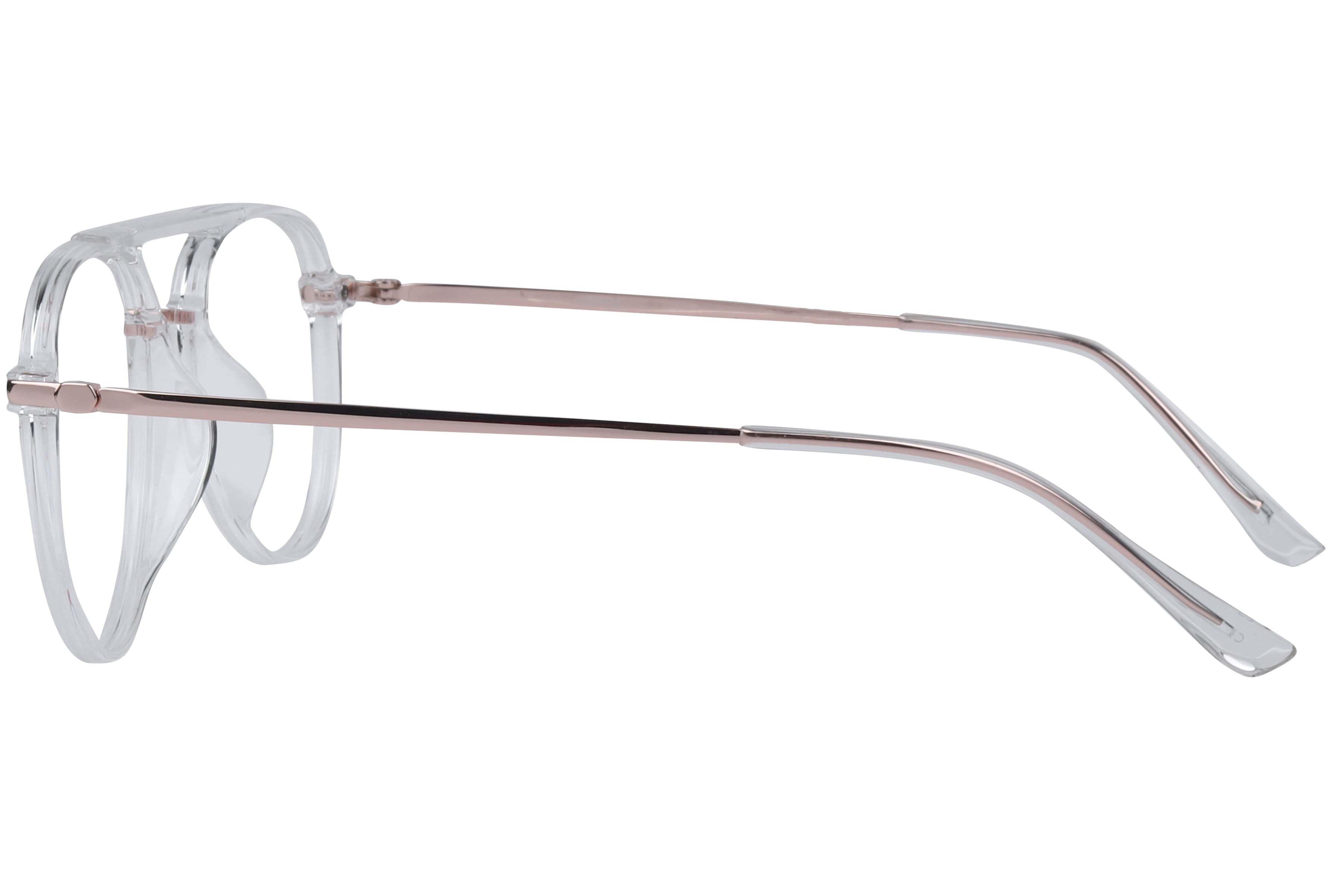 Inspira 50360-FW Frame Transparent Male Full Metal Frame — Transparent frame — view 3