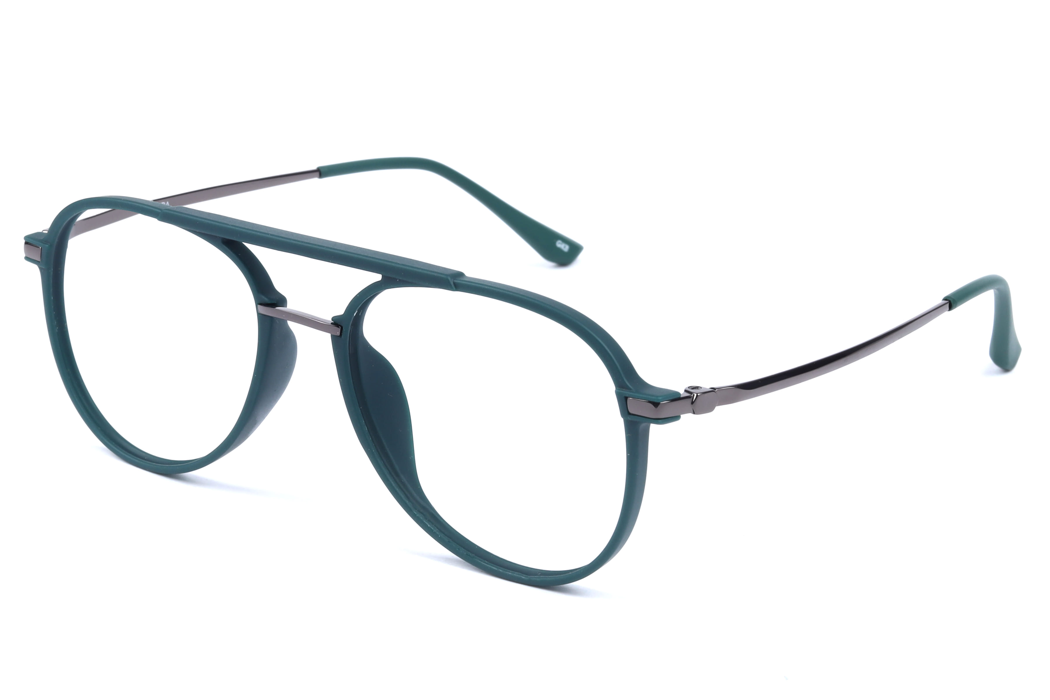 Inspira 50360-FW Frame Matt Green Male Full Metal Frame — Matt Green frame — view 1