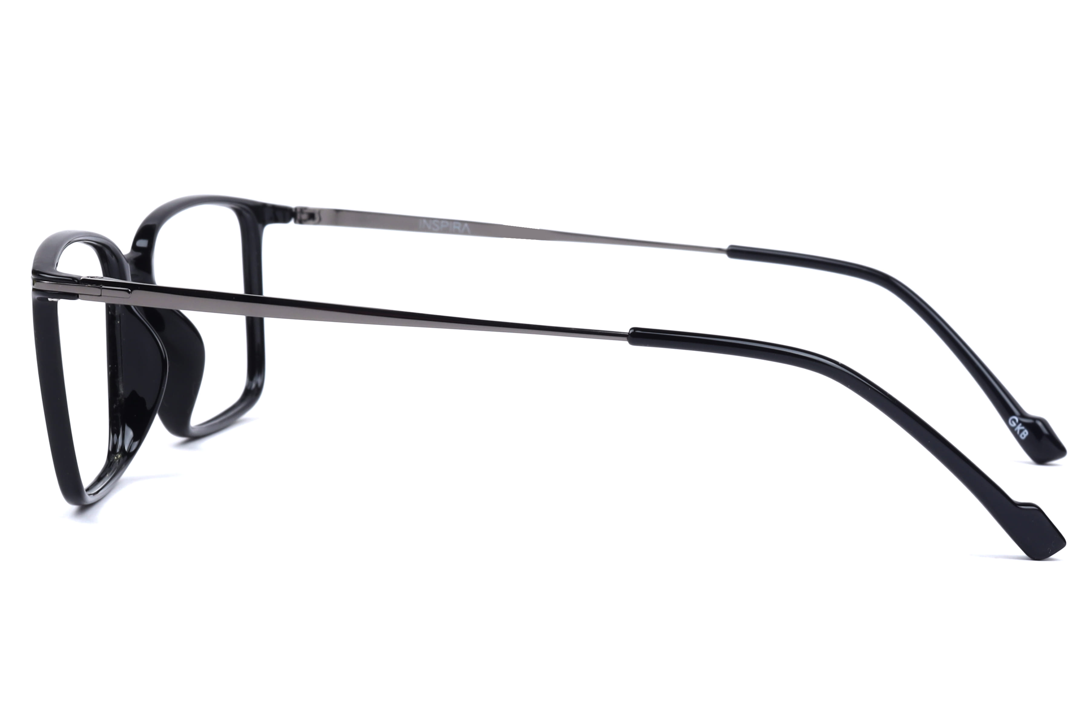 Inspira 40291-FW Frame Black Male Full Metal Frame — Black frame — view 3
