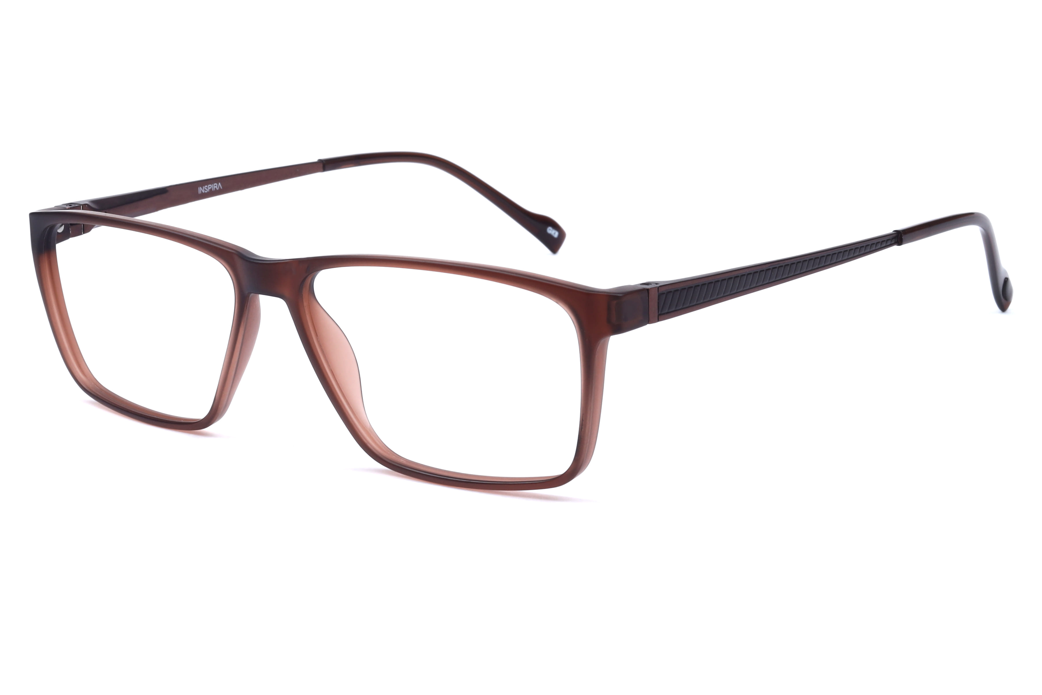 Inspira 20651-EW Frame Brown Male Metal Frame — Brown frame — view 1