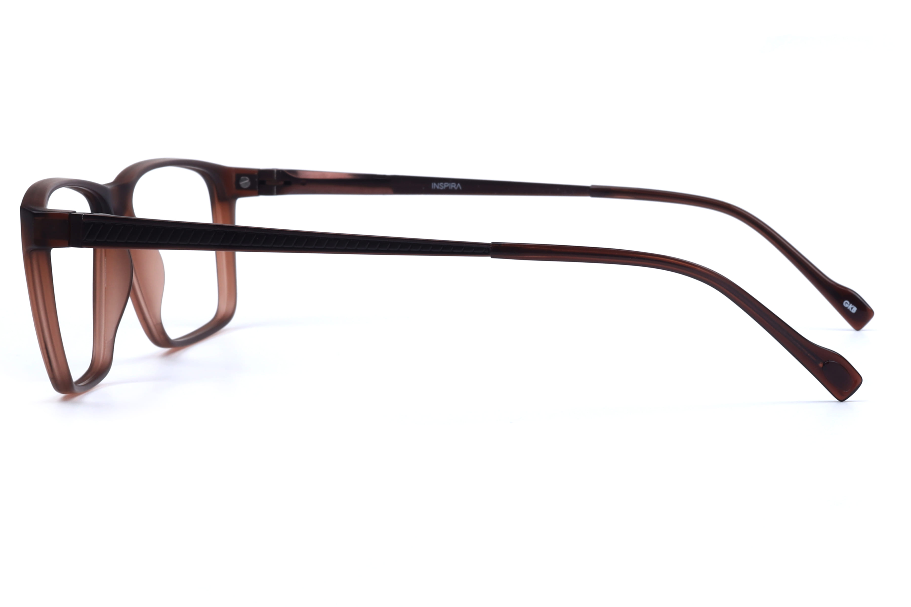 Inspira 20651-EW Frame Brown Male Metal Frame — Brown frame — view 3
