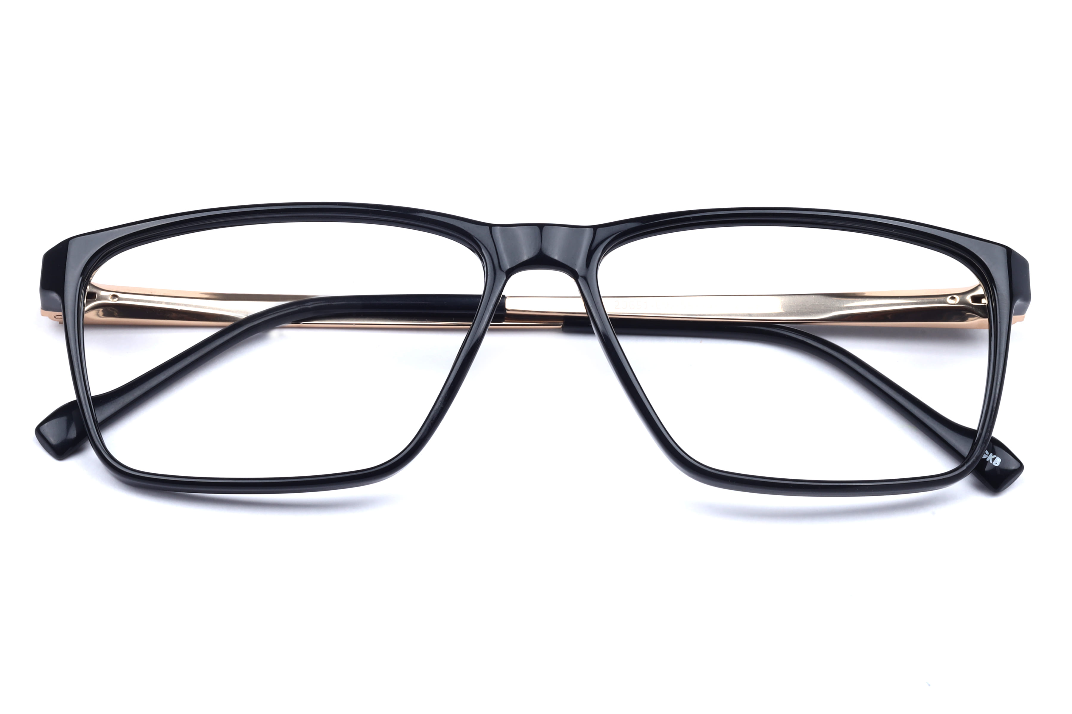 Inspira 20651-EW Frame Black Male Full Metal Frame — Black frame — view 3