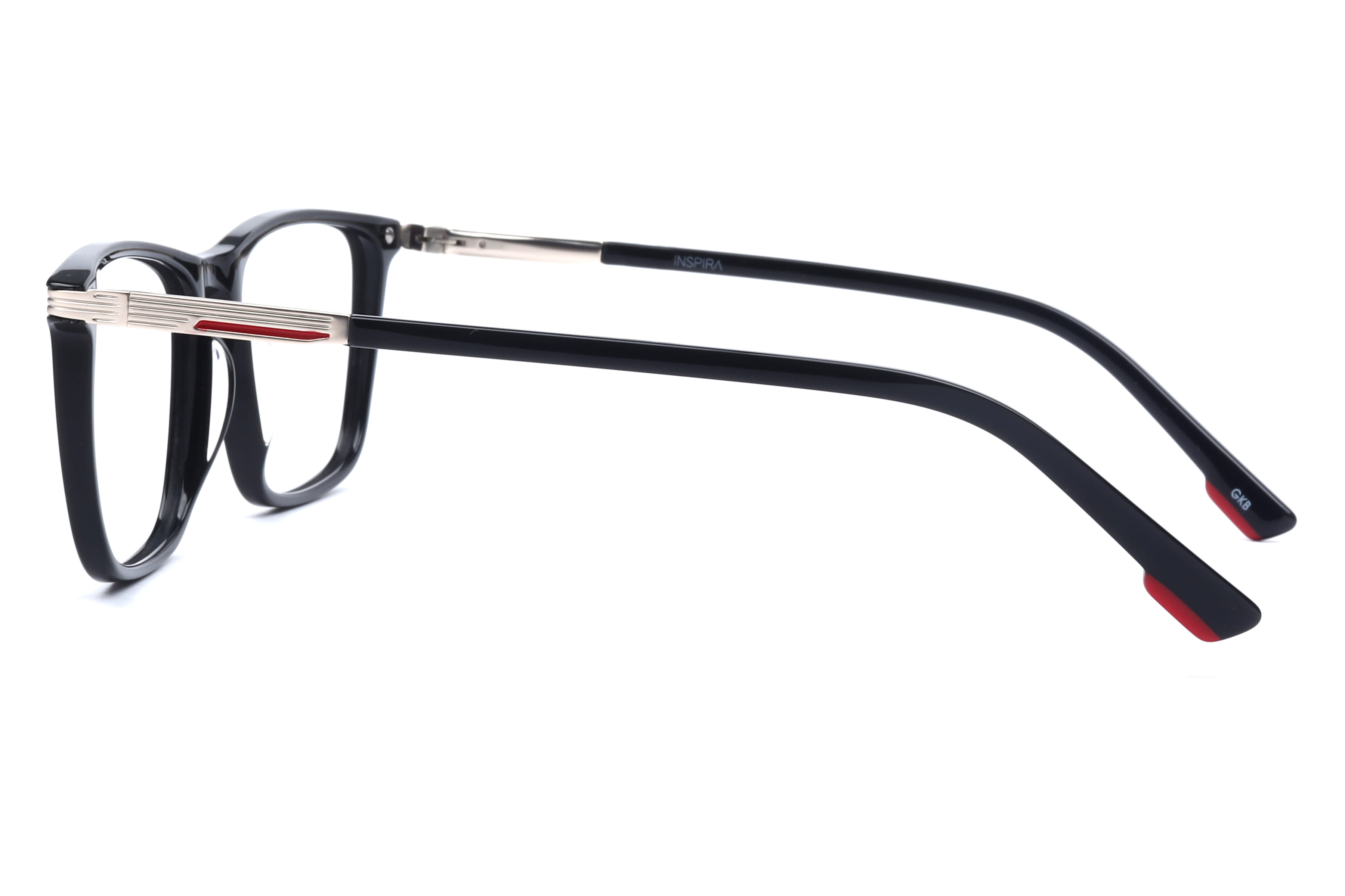 Inspira N3112 Frame Black Male Full Metal Frame — Black frame — view 2