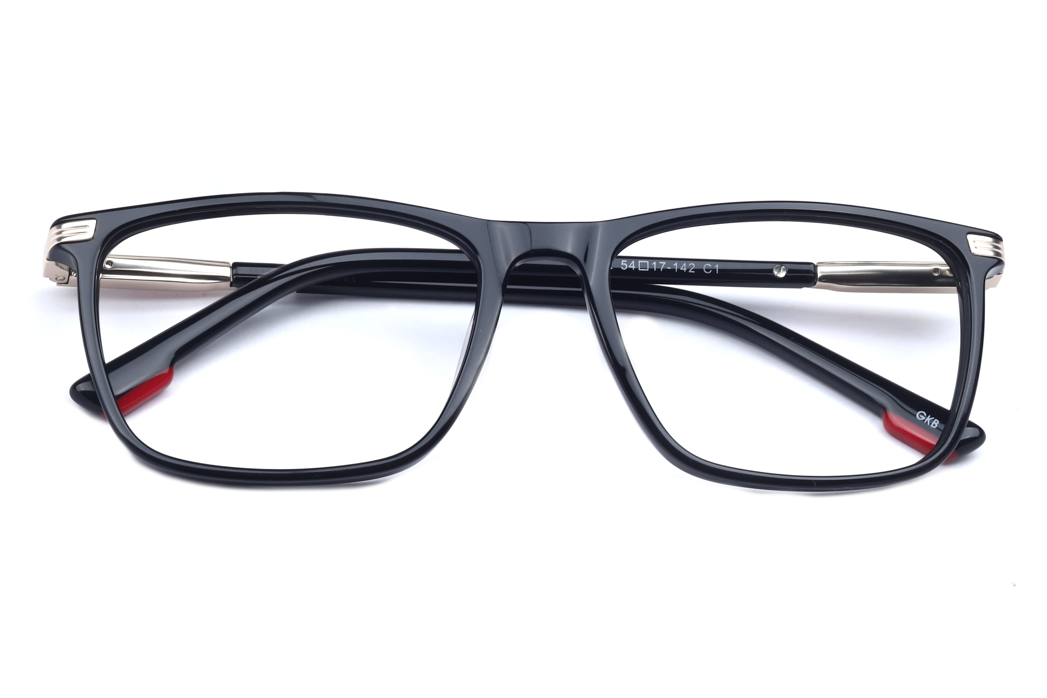Inspira N3112 Frame Black Male Full Metal Frame — Black frame — view 3