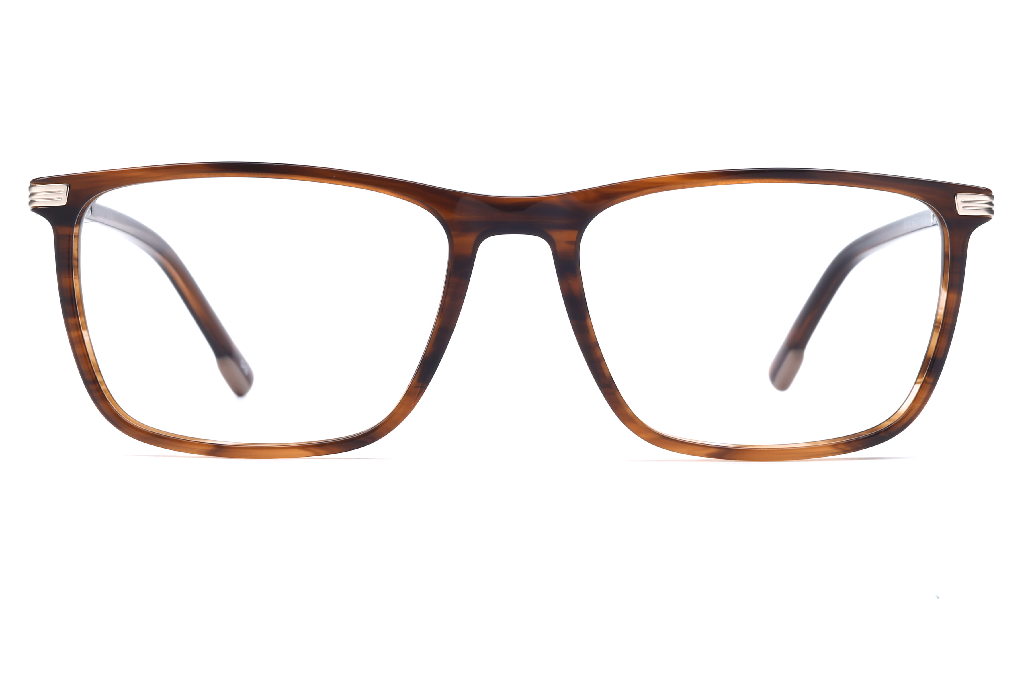 Inspira N3112 Frame Havana Male Full Metal Frame — Havana frame — view 1
