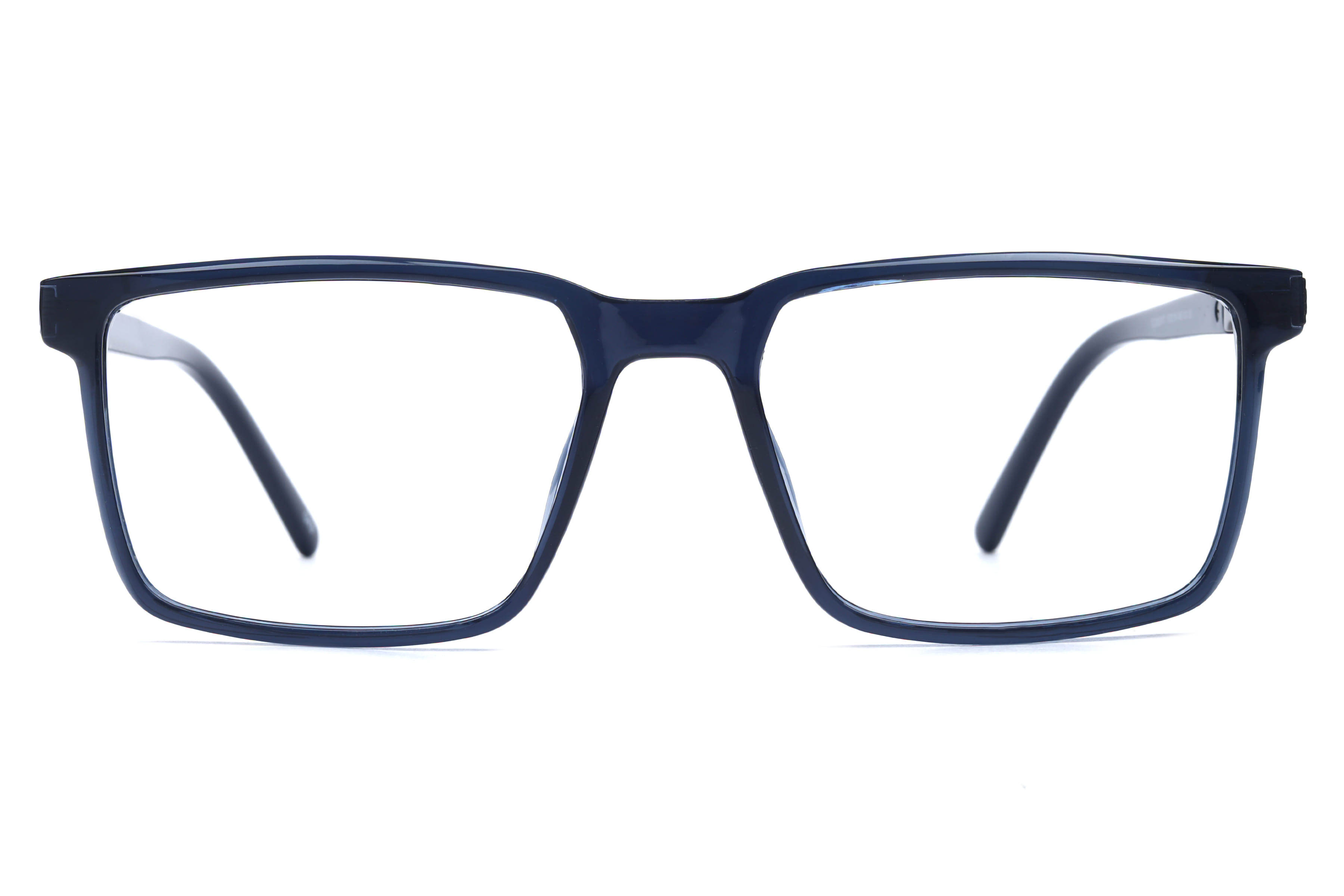Inspira OLD6274T Frame Transparent Blue Male Full Metal Frame — Transparent Blue frame — view 2
