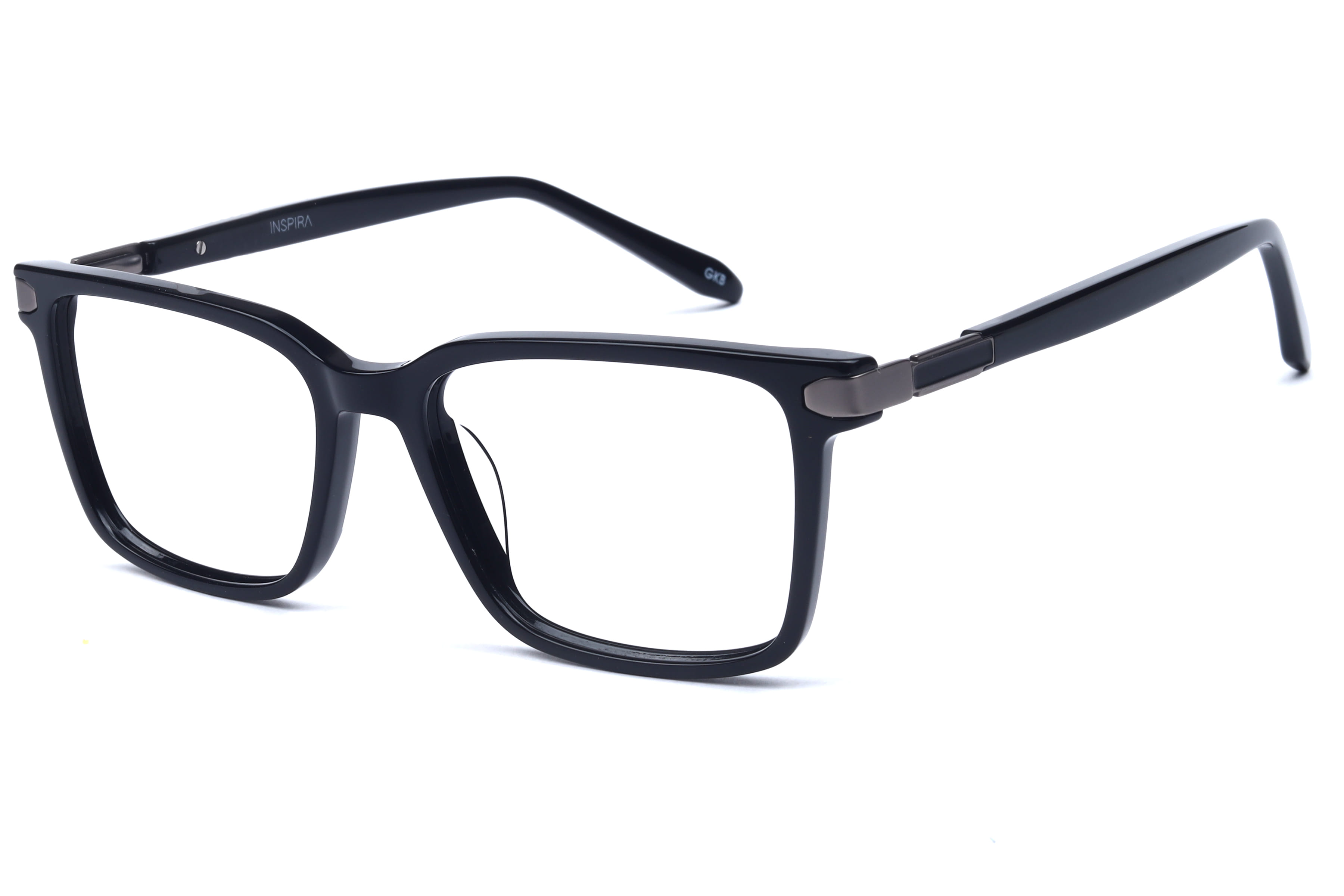 Inspira OLD1381A Frame Black Male Full Metal — Black frame