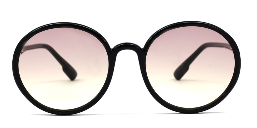 Christian Dior 807VC Sunglass Black Male Full Shell Sunglass — Black frame — view 3