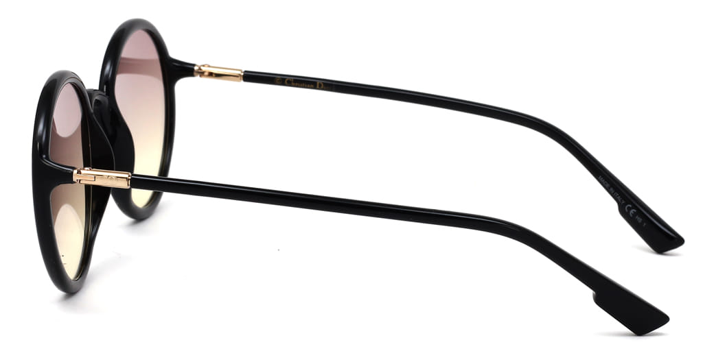 Christian Dior 807VC Sunglass Black Male Full Shell Sunglass — Black frame — view 4