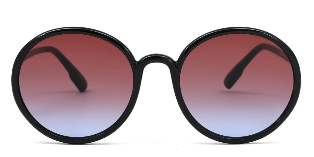 Christian Dior STELLAIRE 2 Sunglass Black Female Full Shell Sunglass — Black frame — view 3