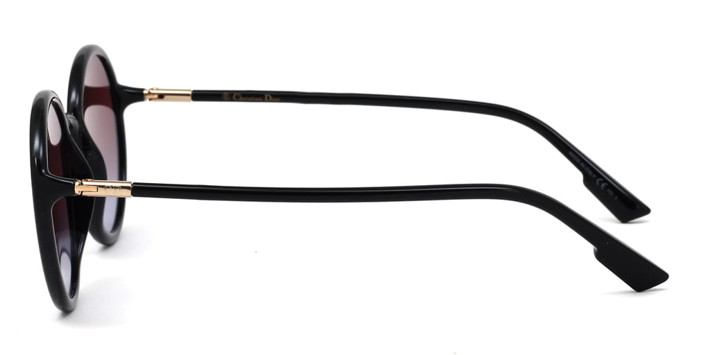 Christian Dior STELLAIRE 2 Sunglass Black Female Full Shell Sunglass — Black frame — view 4