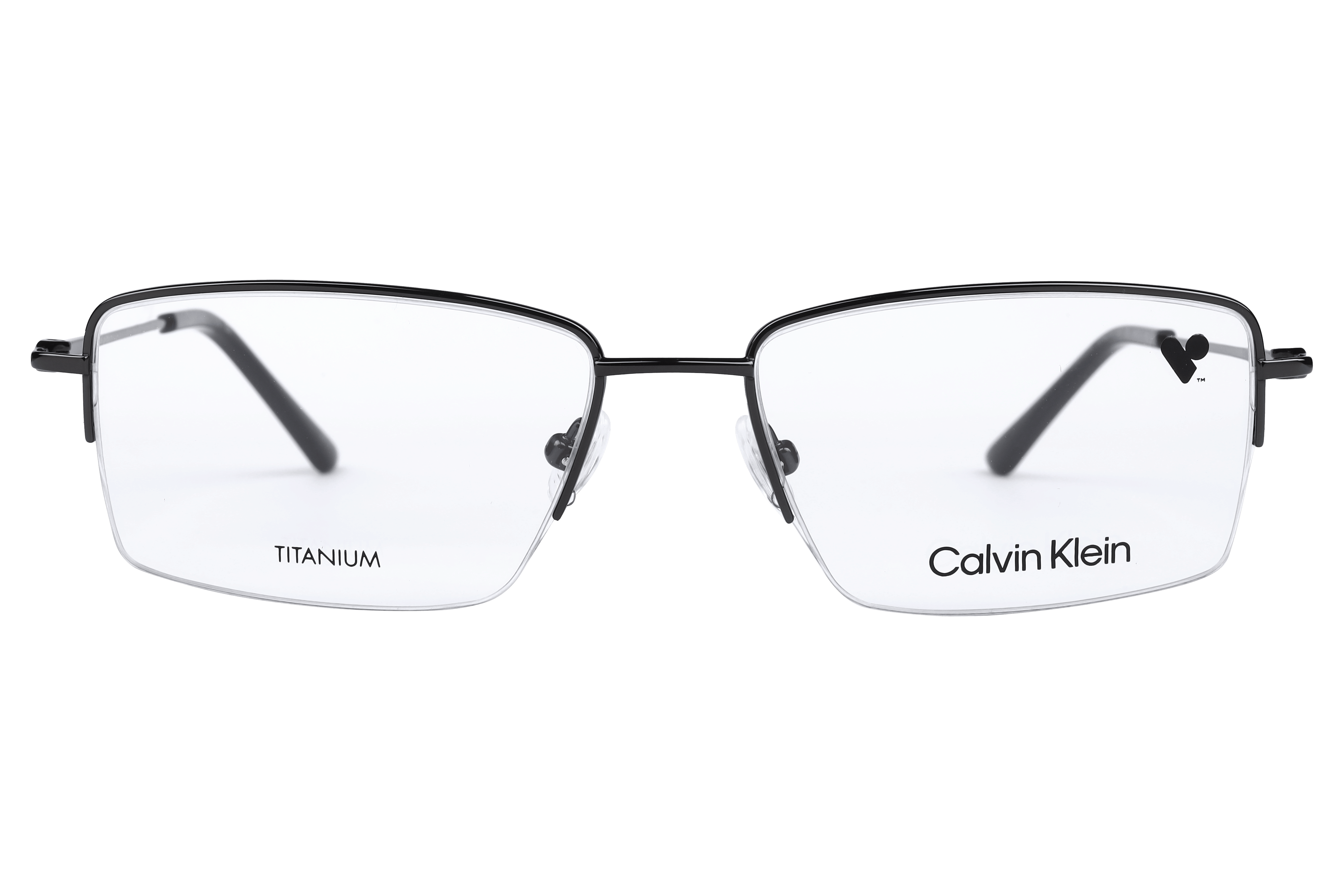 Calvin Klein CK22131TLBI Frame Grey Male Supra Metal Frame — Grey frame — view 2
