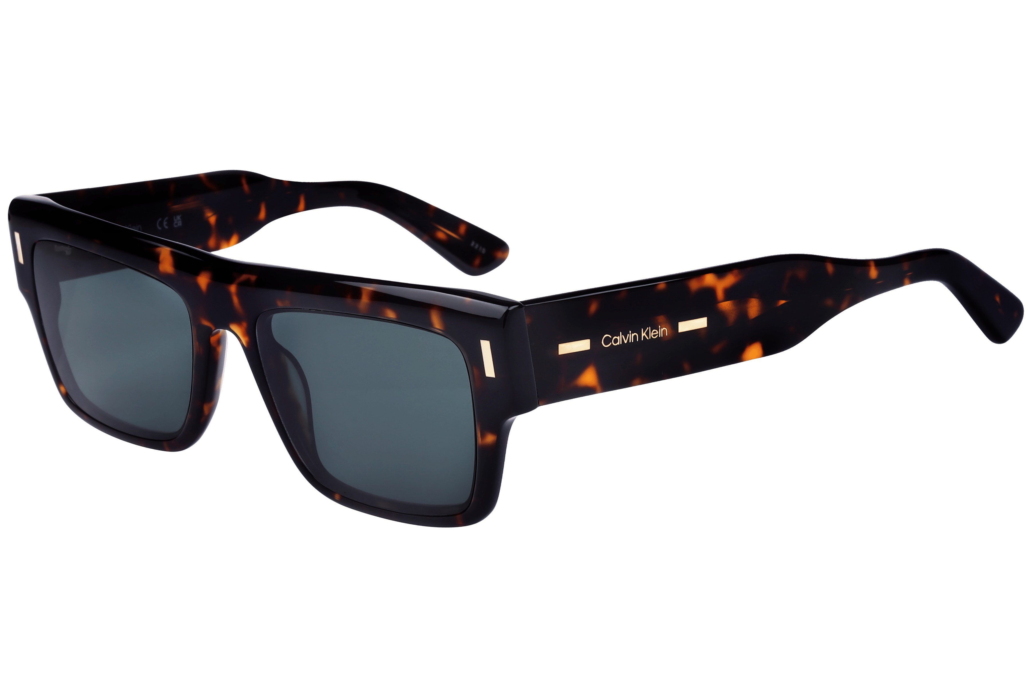 Calvin Klein CK23504S Sunglass Havana Male Full Shell Sunglass — Havana frame — view 1