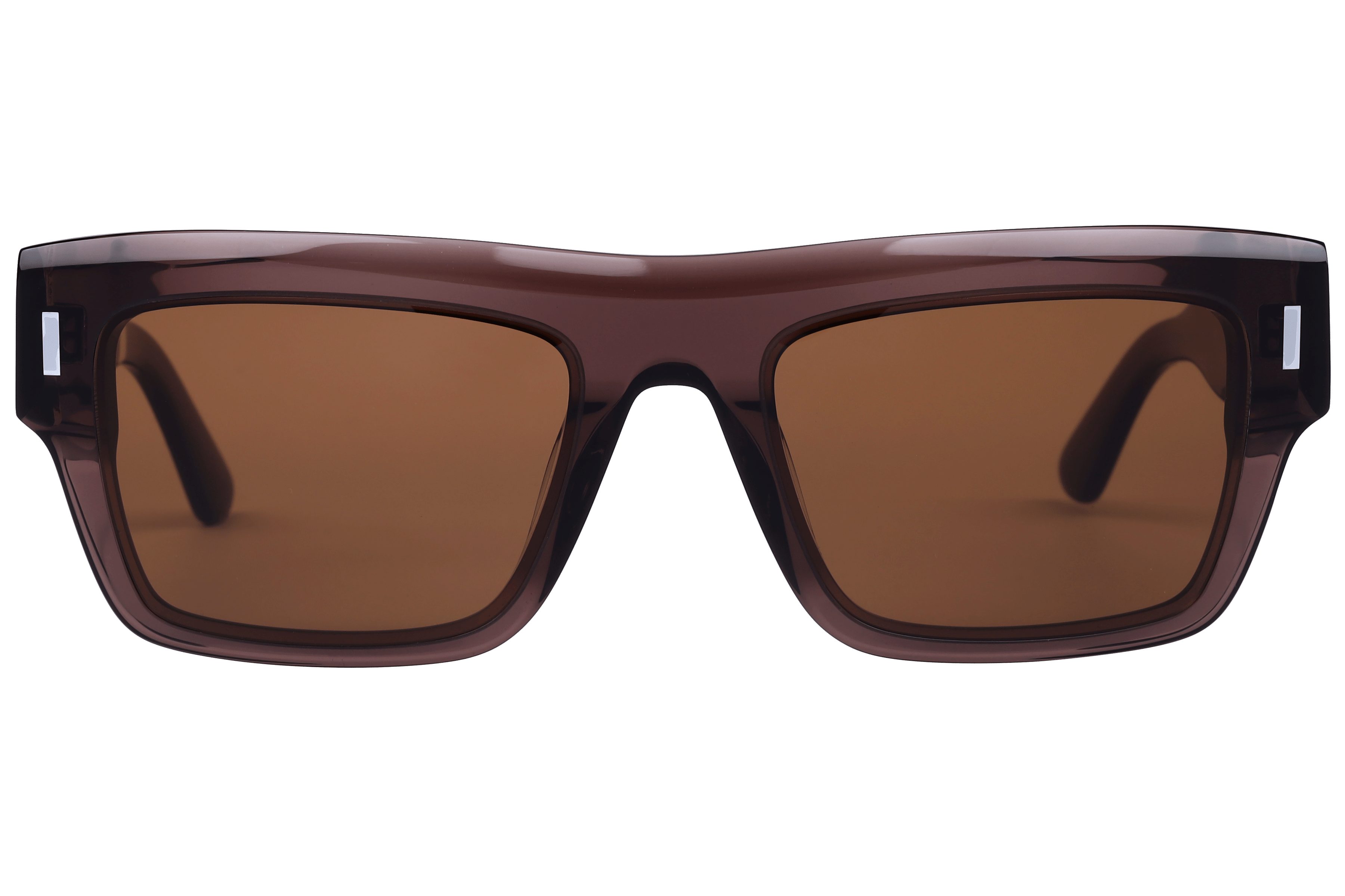 Calvin Klein CK23504S Sunglass Transparent Grey Male Full Sh Sunglass — Transparent Grey frame — view 2