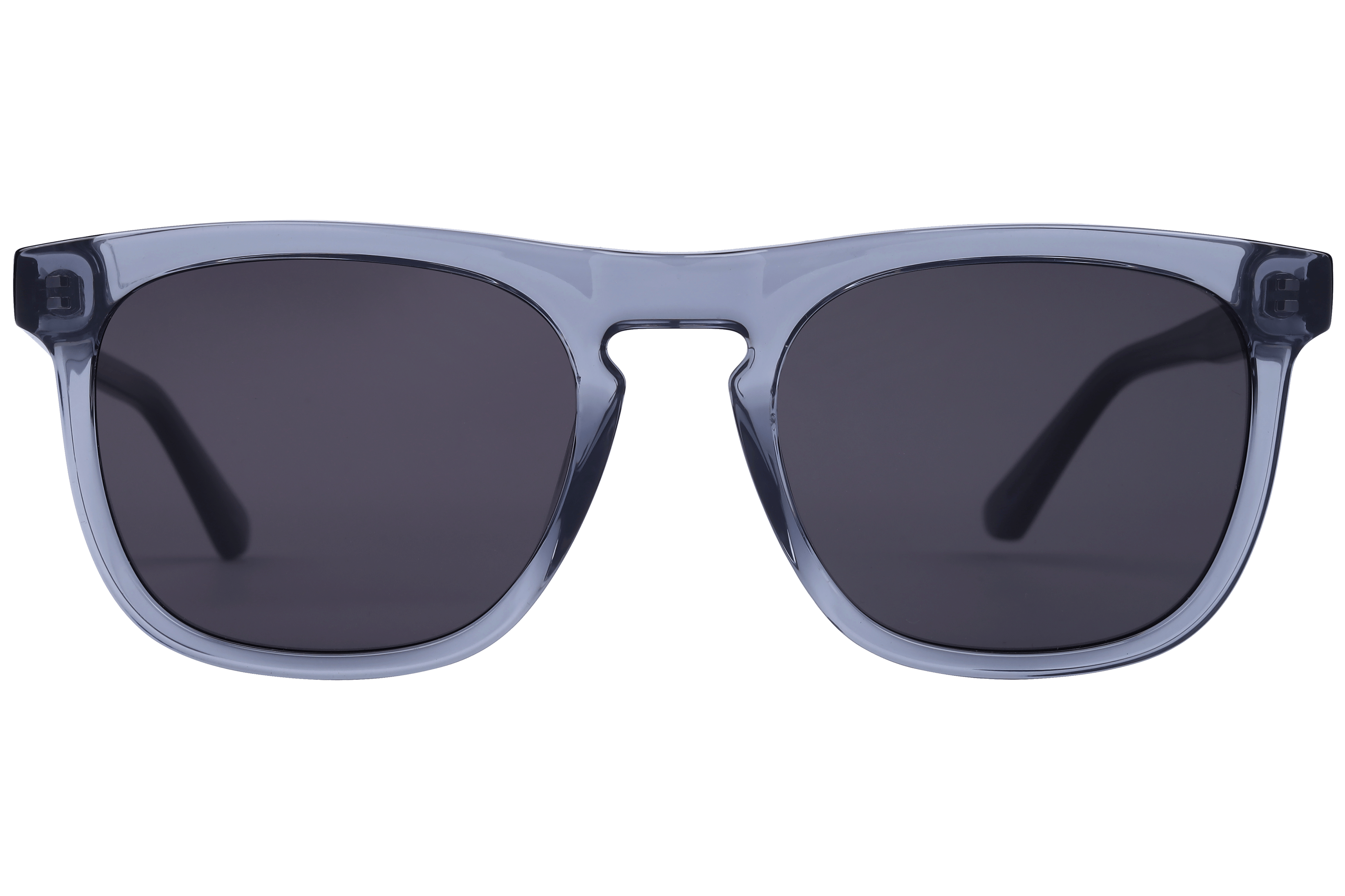 Calvin Klein CK23534S Sunglass Transparent Grey Male Full Sh — Transparent Grey frame