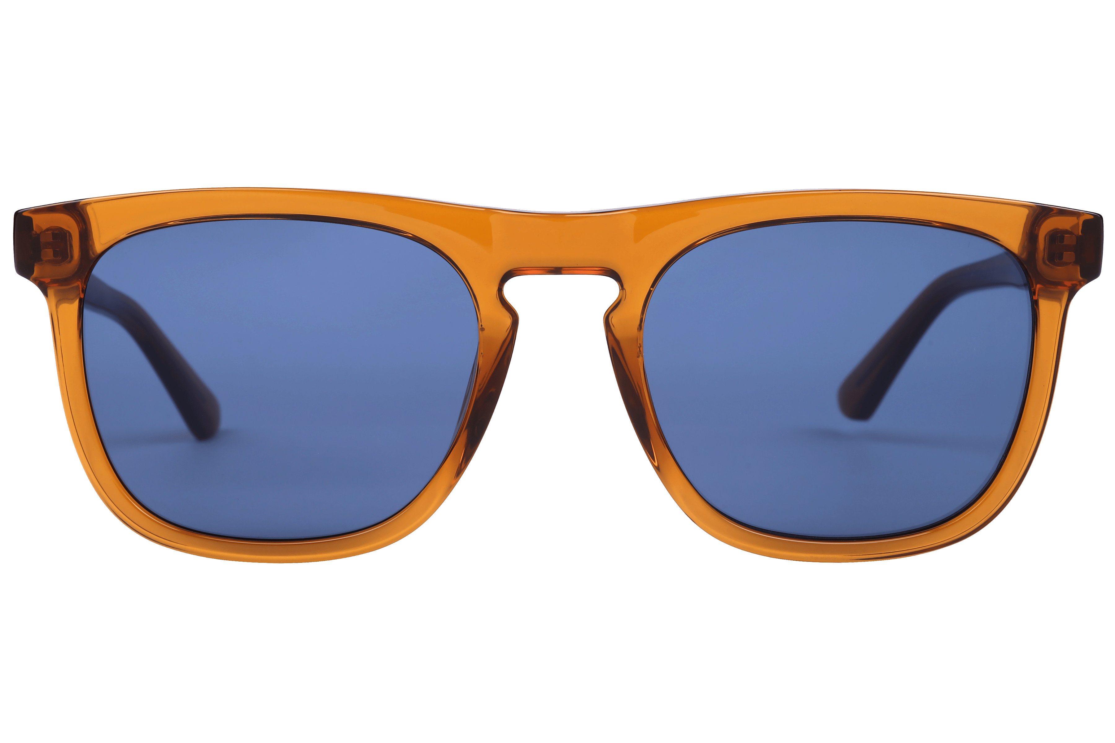 Calvin Klein CK23534S Sunglass Transparent Brown Male Full S — Transparent Brown frame