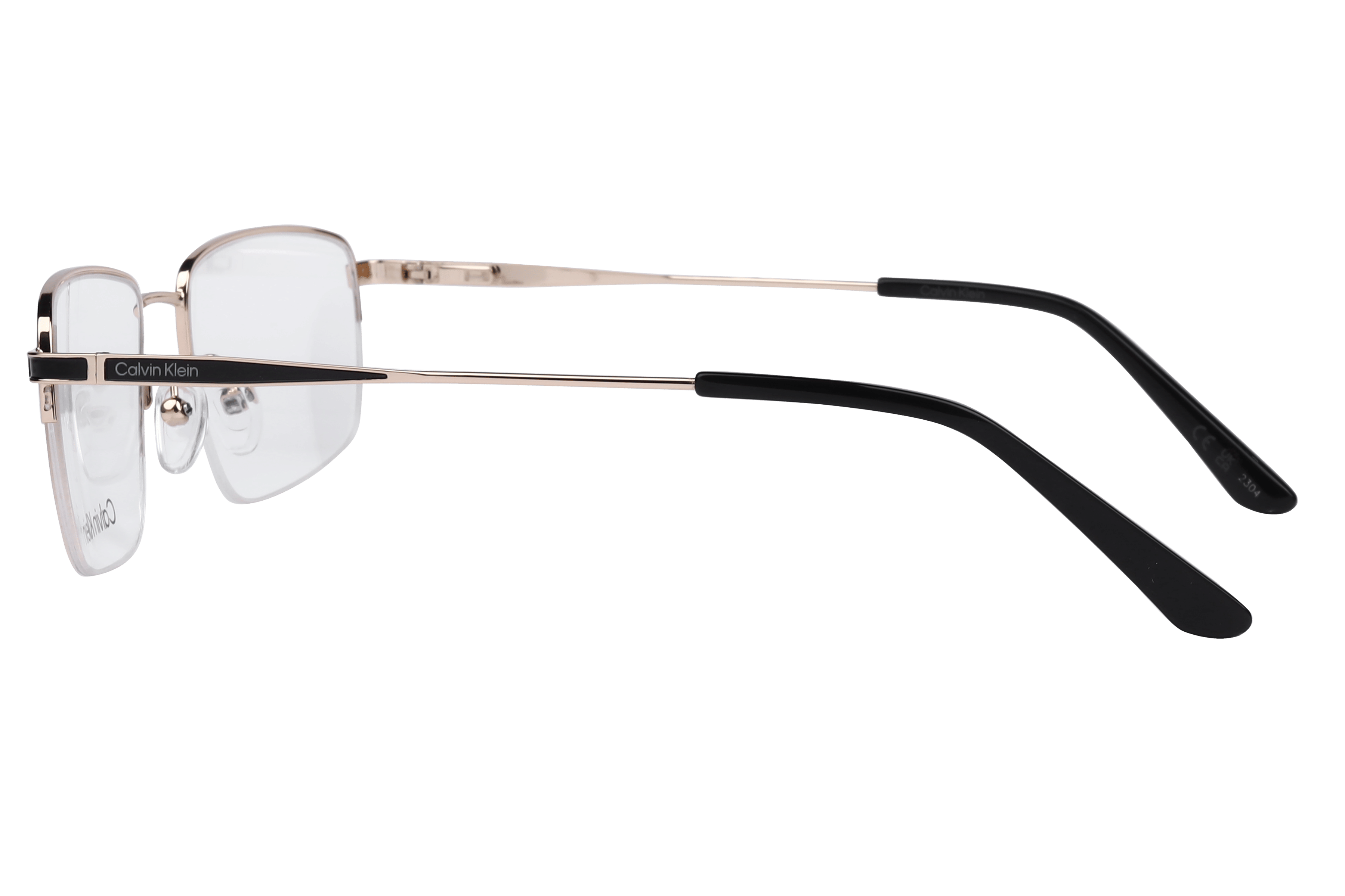 Calvin Klein CK23116LBI Frame Gold Male Supra Metal Frame — Gold frame — view 3