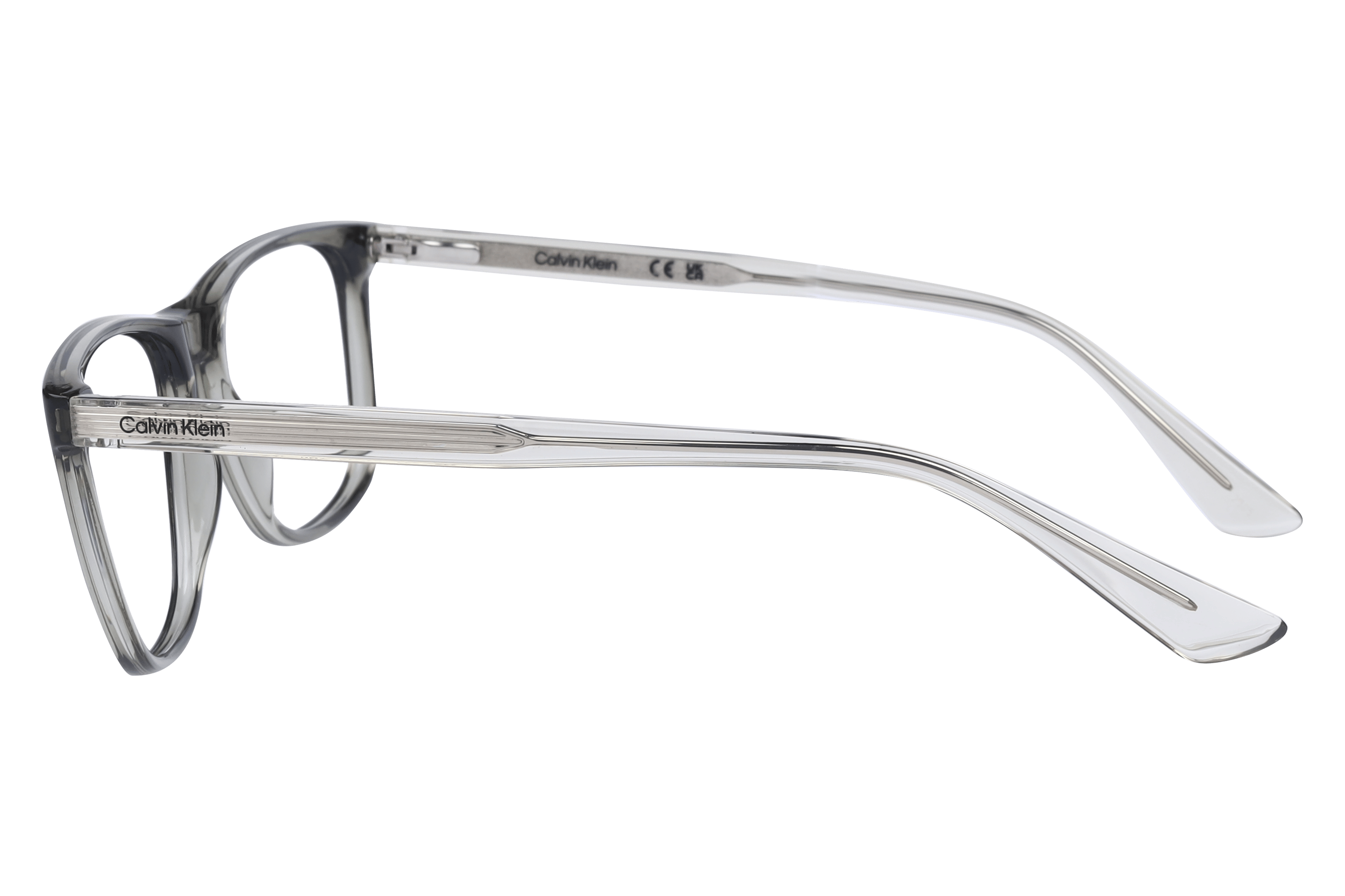 Calvin Klein CK23548 Frame Transparent Green Male Full Shell Frame — Transparent Green frame — view 3