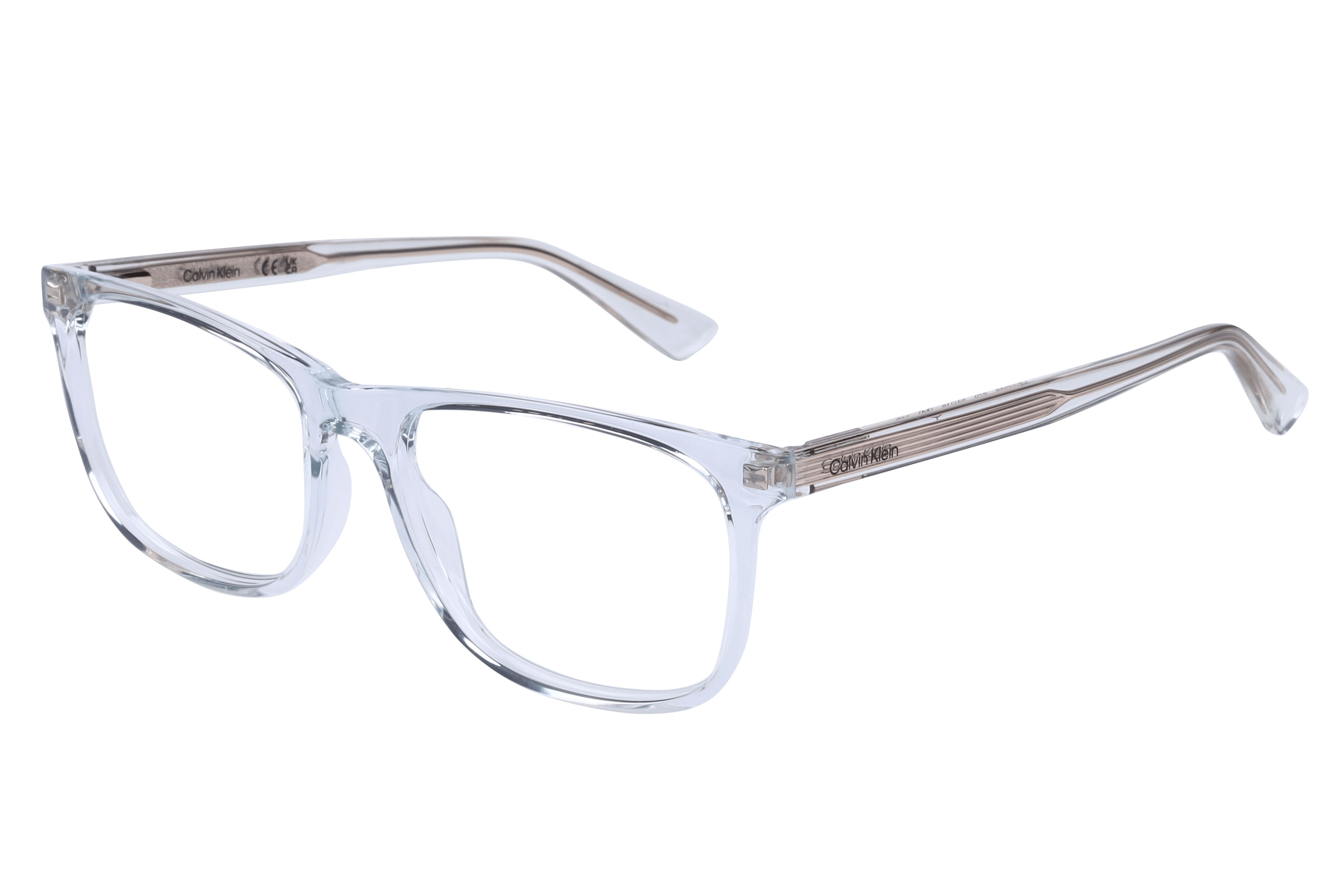 Calvin Klein CK23548 Frame Transparent Male Full Shell Frame — Transparent frame — alternate view