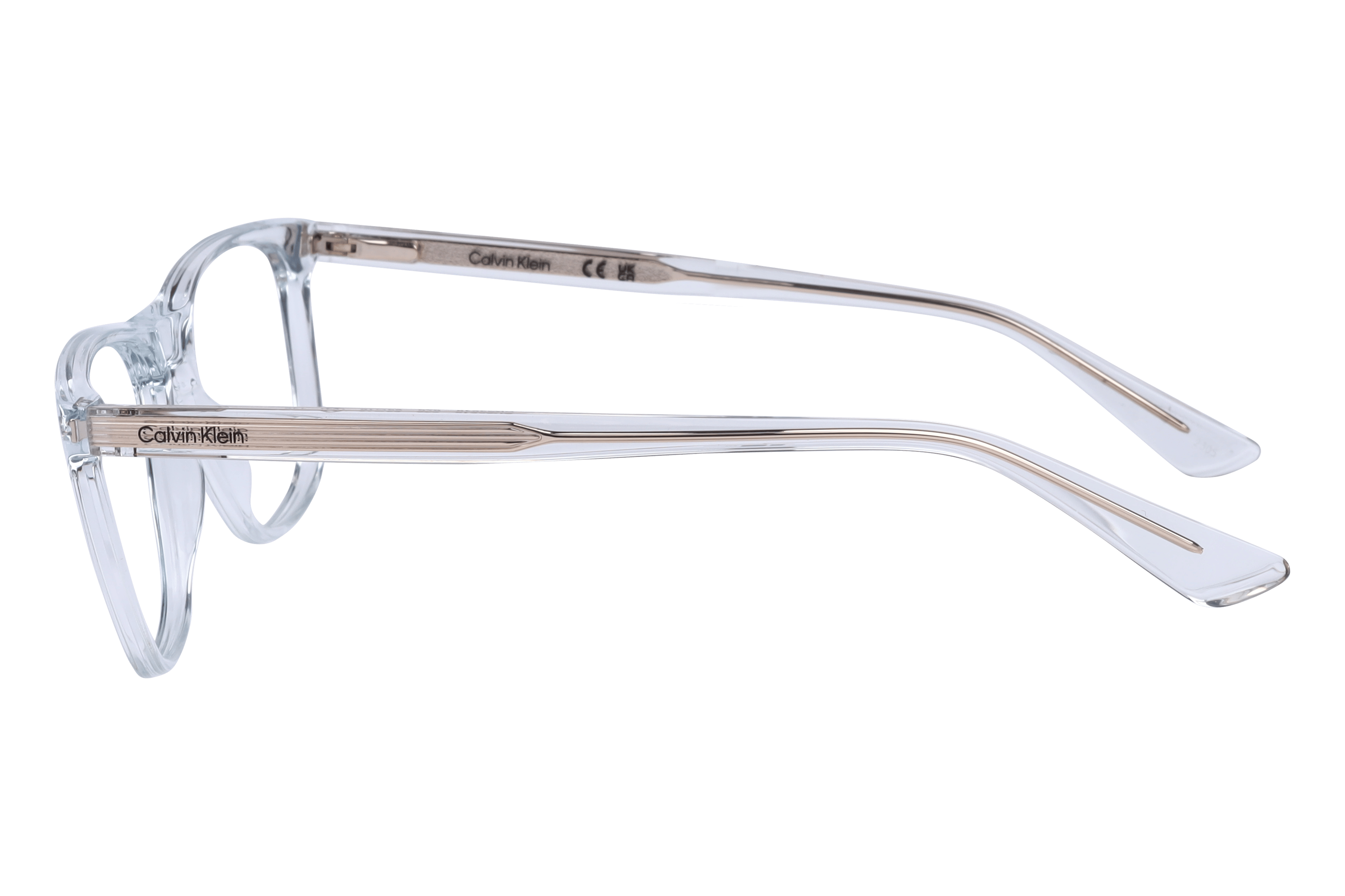 Calvin Klein CK23548 Frame Transparent Male Full Shell Frame — Transparent frame — view 3