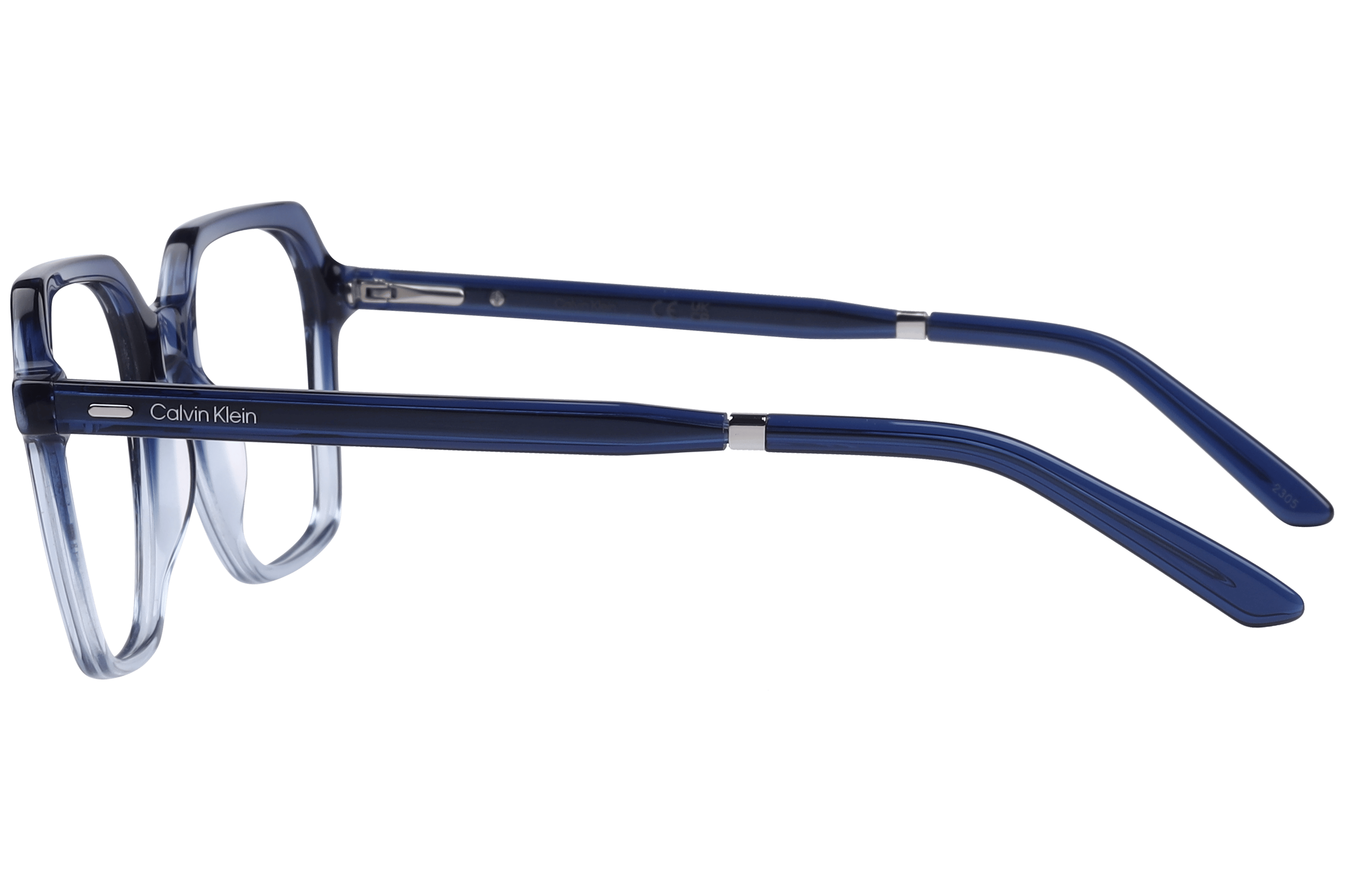 Calvin Klein CK23534LBI Frame Blue Female Full Shell Frame — Blue frame — view 3