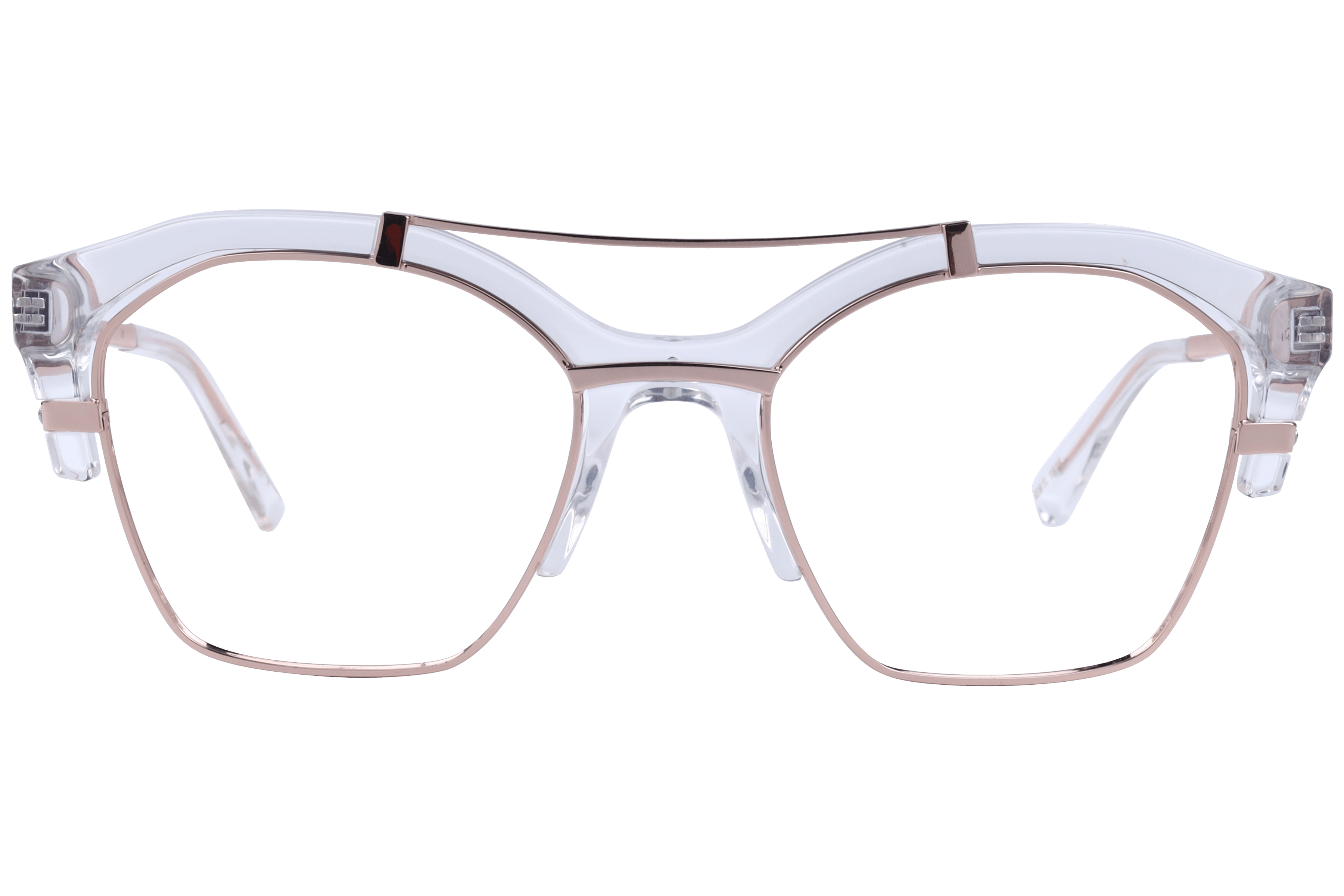 Champion EVE Frame Transparent Female Full Metal Frame — Transparent frame — view 2