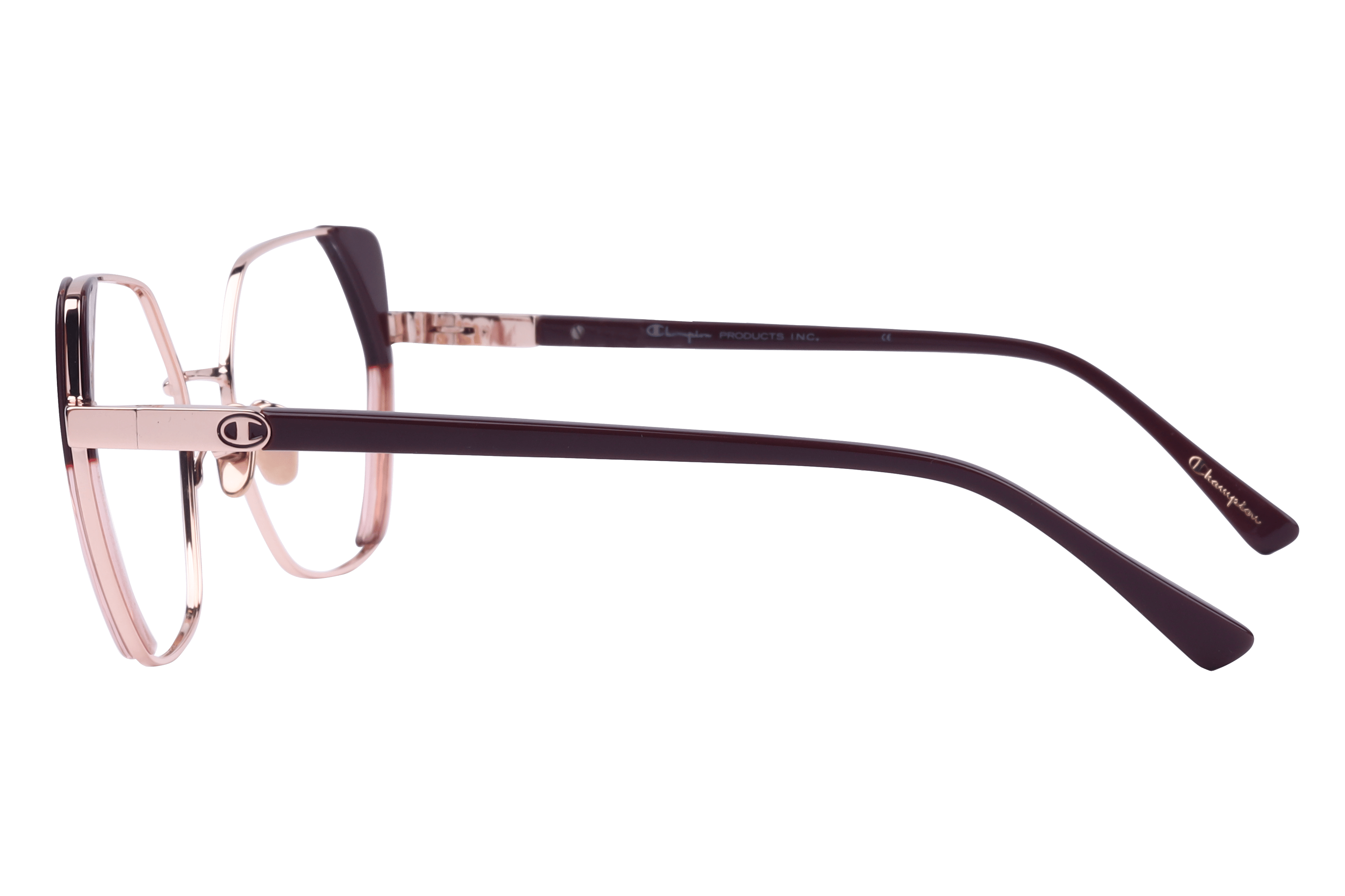 Champion SHANTA Frame Rose Gold Female Full Metal Frame — Rose Gold frame — view 3