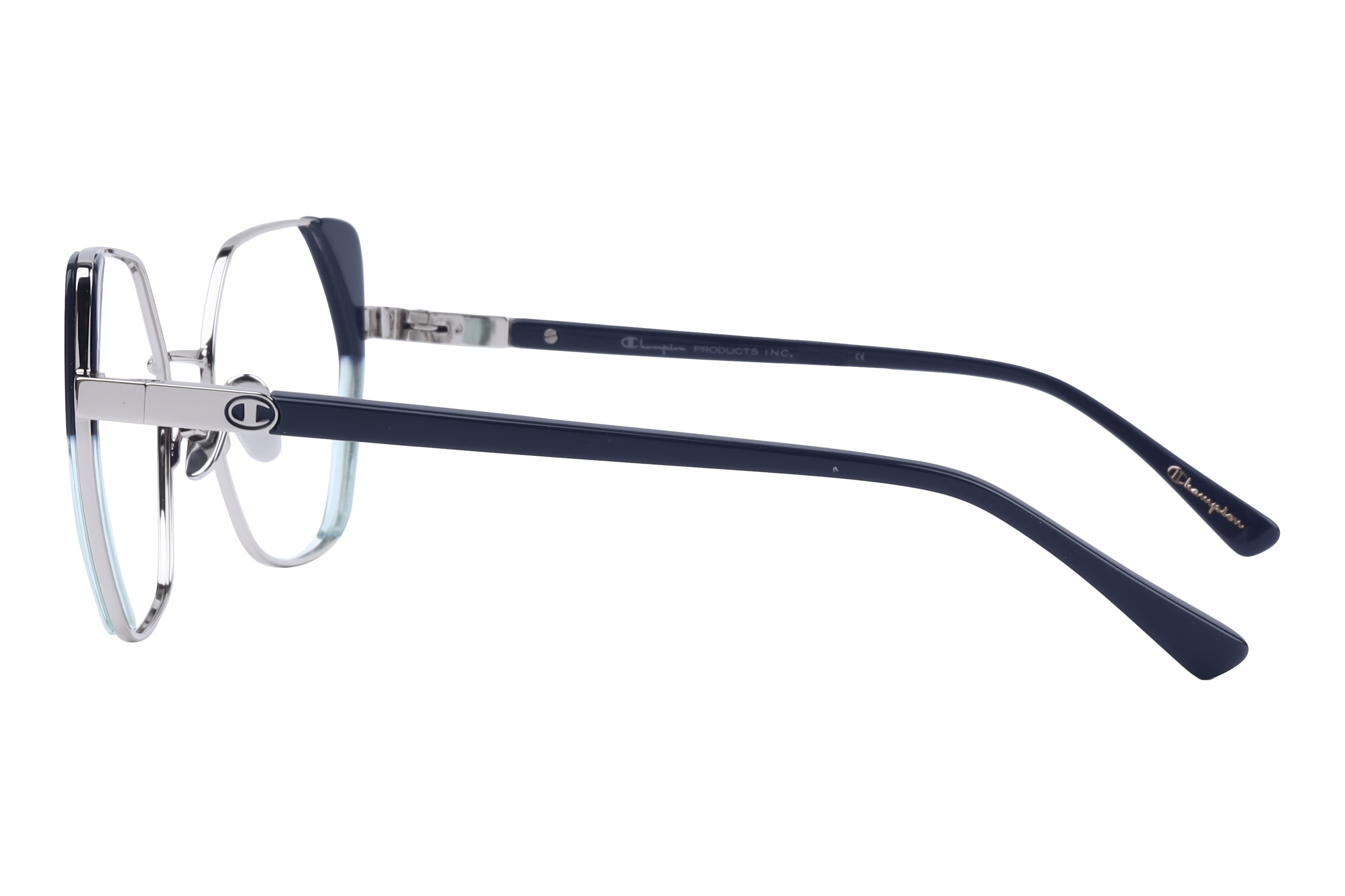 Champion SHANTA Frame Silver Female Full Metal Frame — Silver frame — view 3