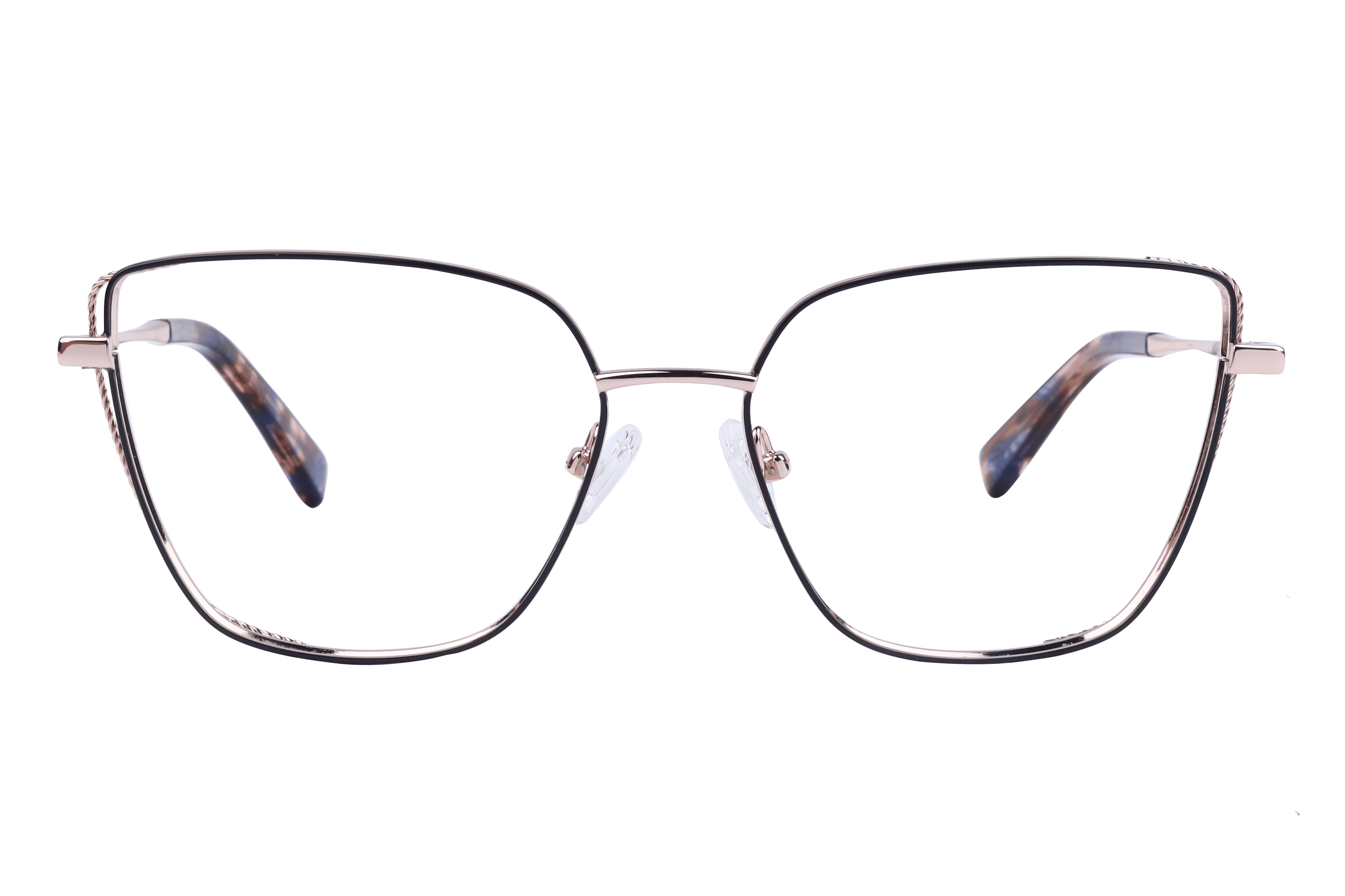 Champion ZINA Frame Matt Black Female Full Metal Frame — Matt Black frame — view 2