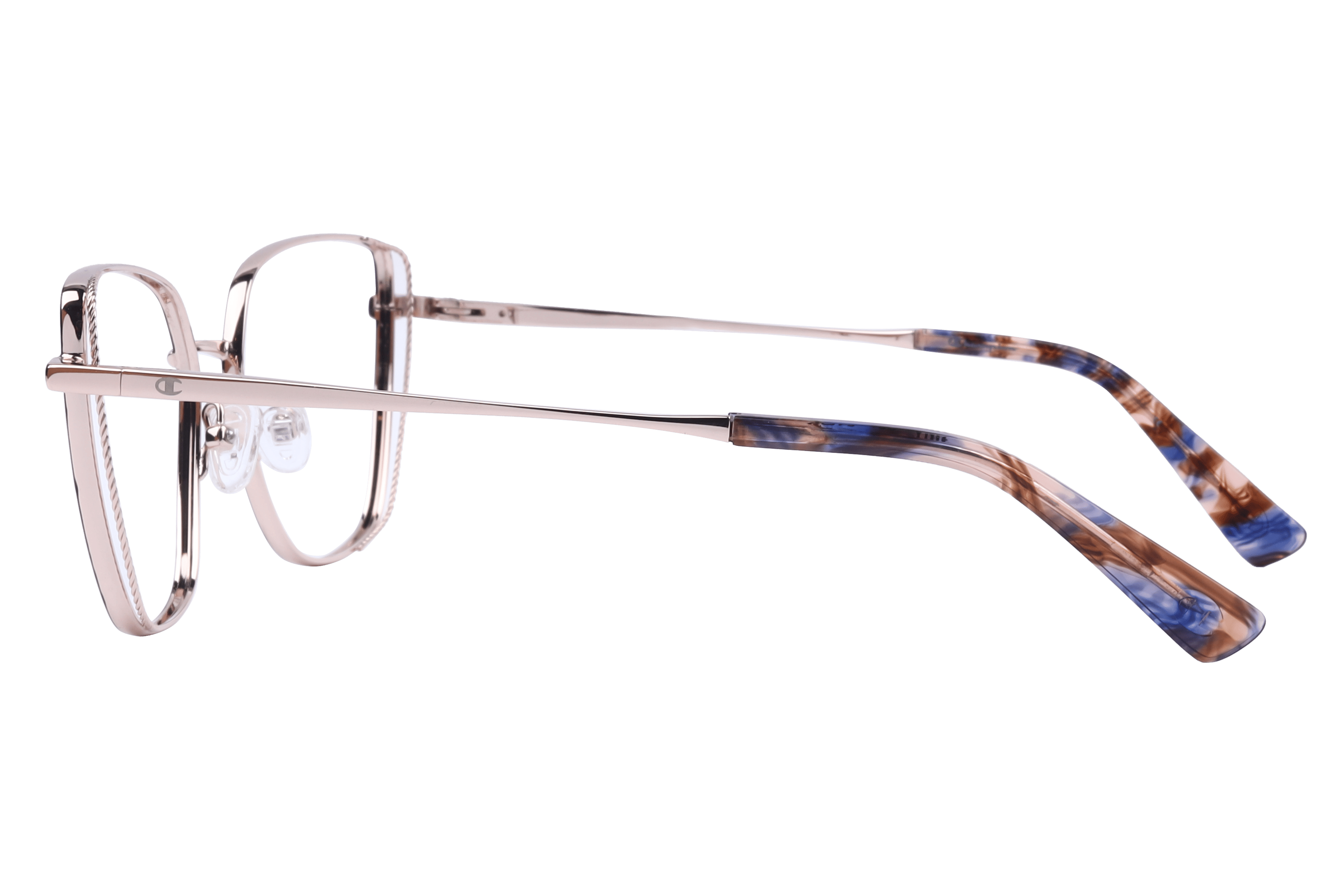 Champion ZINA Frame Matt Black Female Full Metal Frame — Matt Black frame — view 3