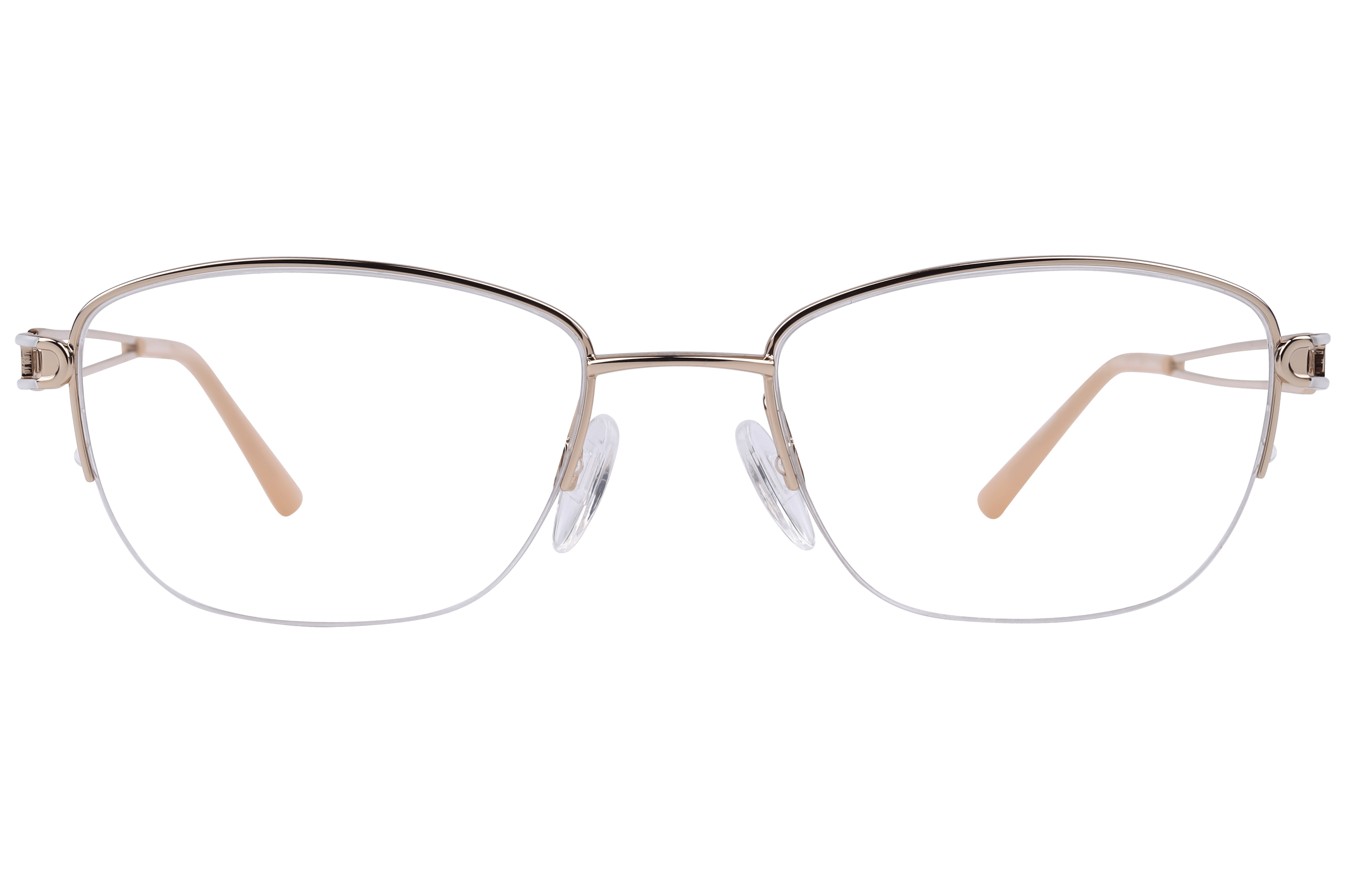 Charmant CH29828 Frame Gold Female Supra Beta Titanium Frame — Gold frame — view 2