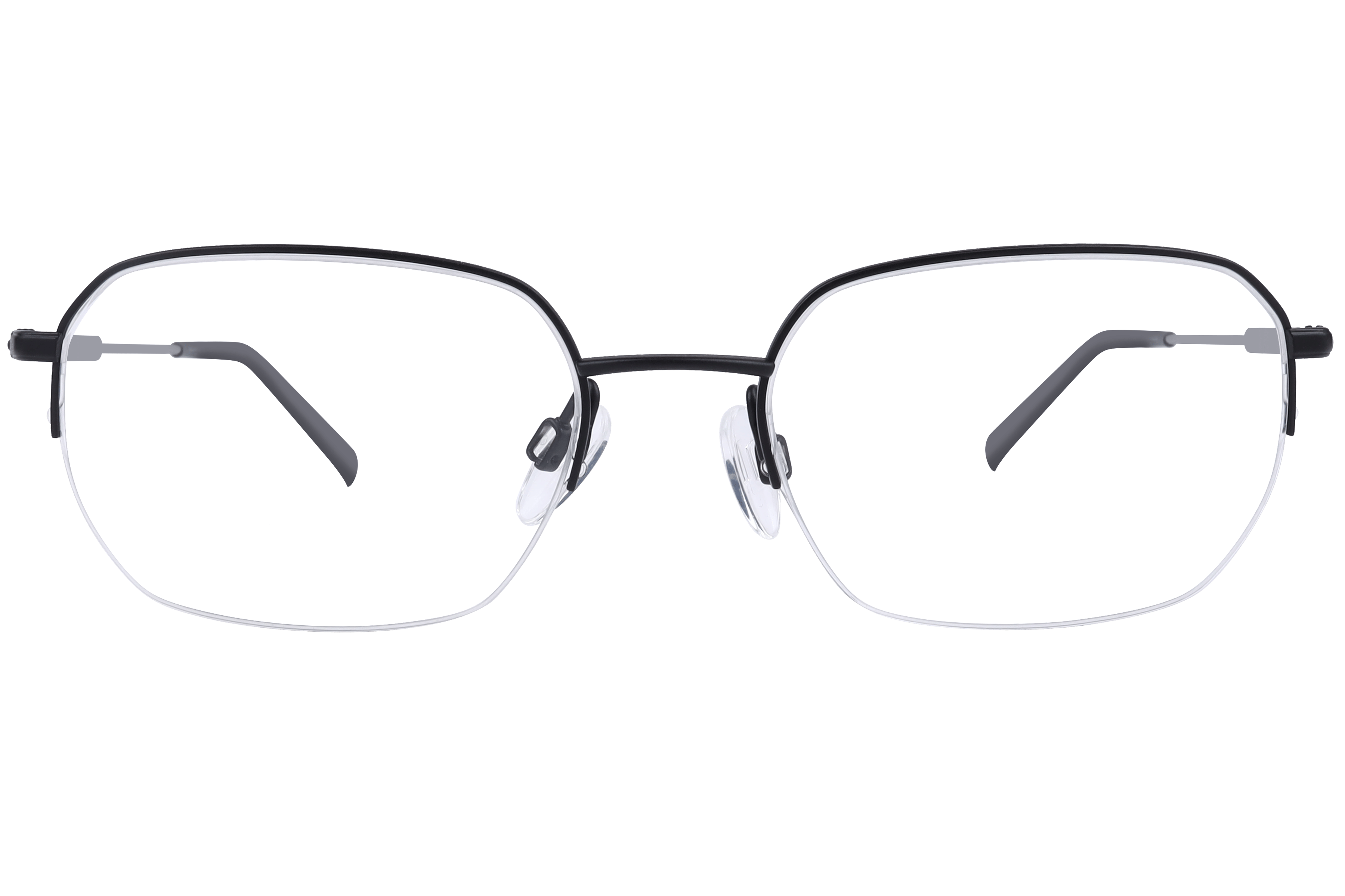 Charmant CH29121 Frame Matt Black Male Supra Titanium Frame — Matt Black frame — view 2