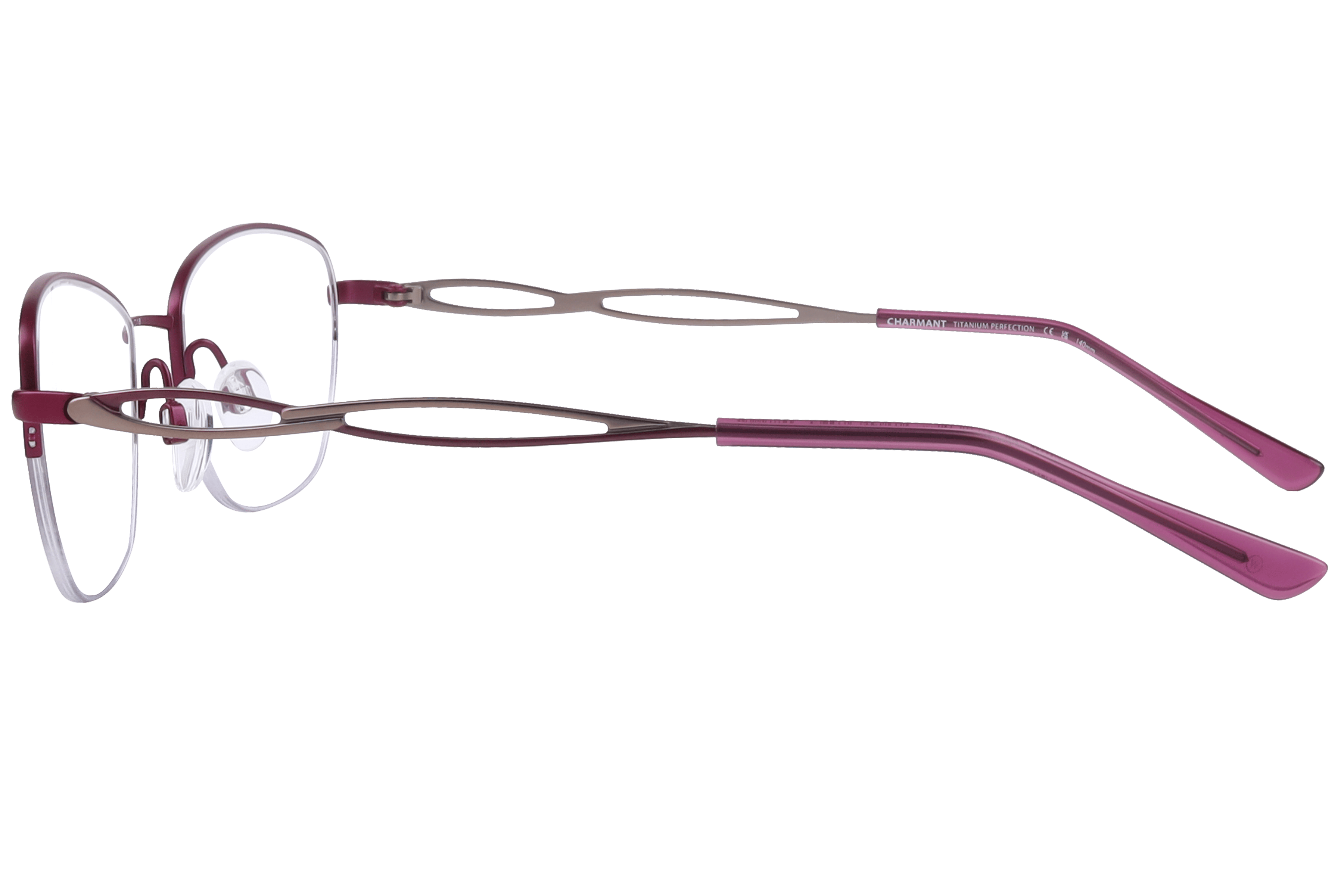 Charmant CH29837 Frame Purple Female Supra Titanium Frame — view 3