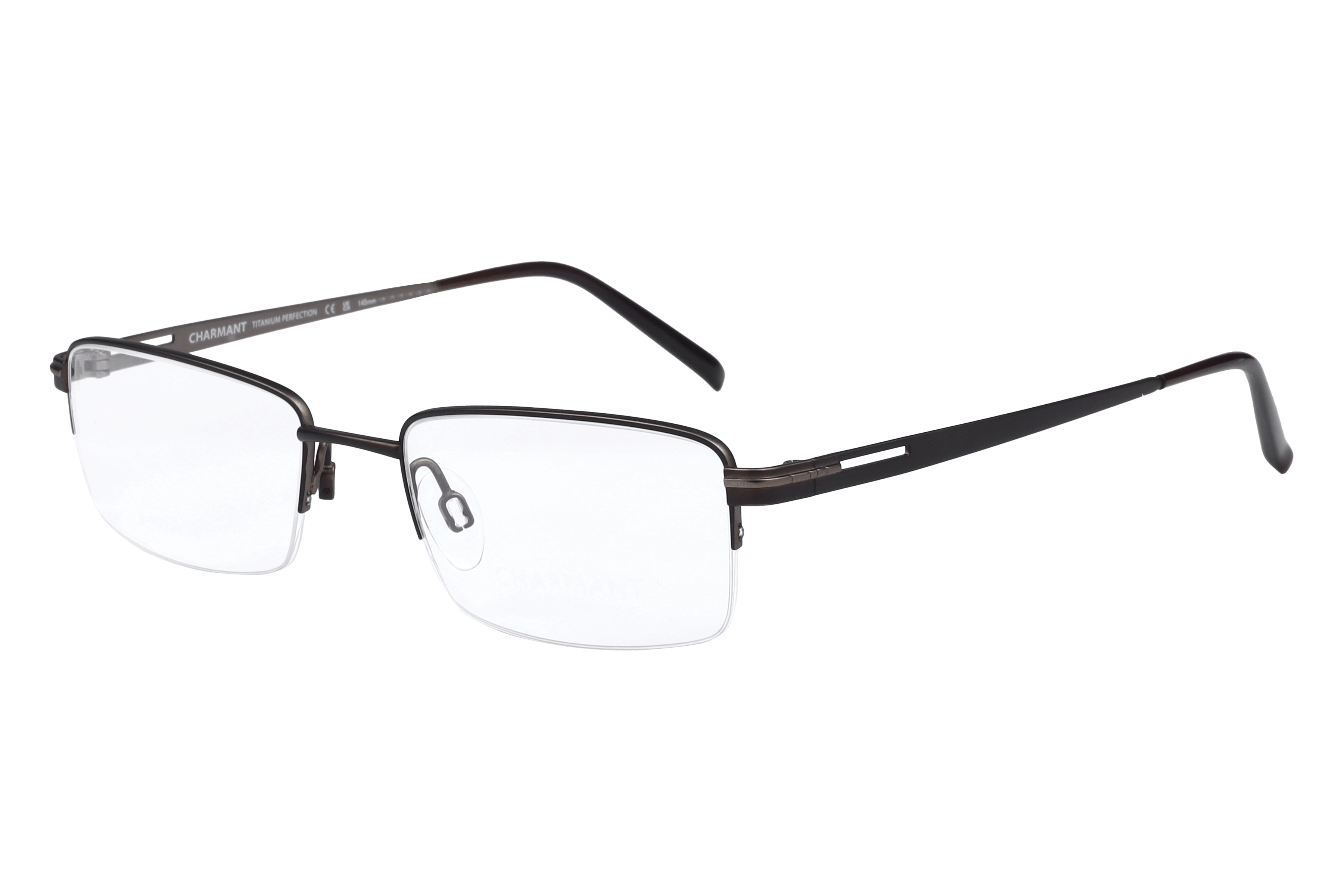 Charmant CH29125 Frame Brown Male Supra Titanium — Black frame