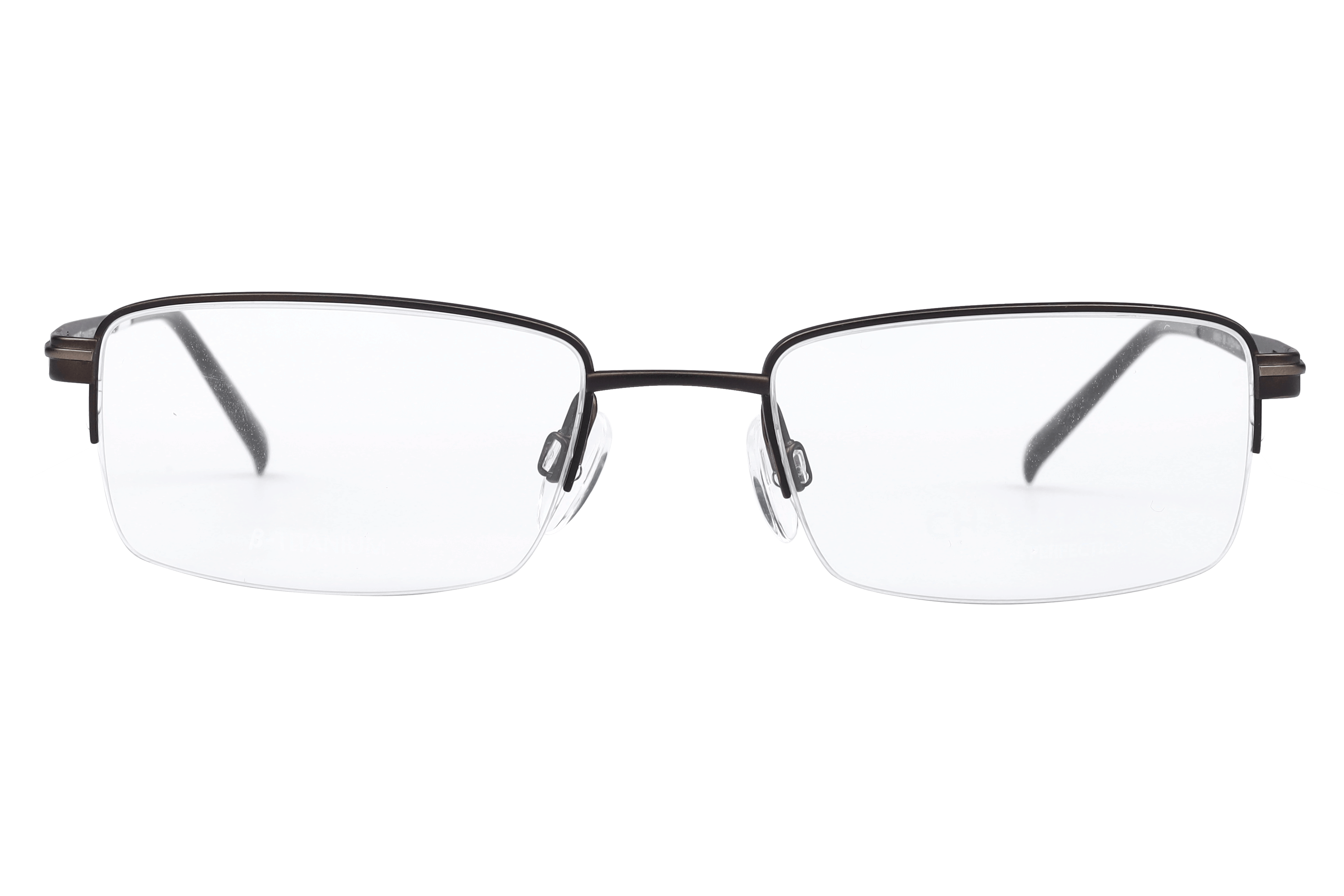 Charmant CH29125 Frame Brown Male Supra Titanium Frame — view 2