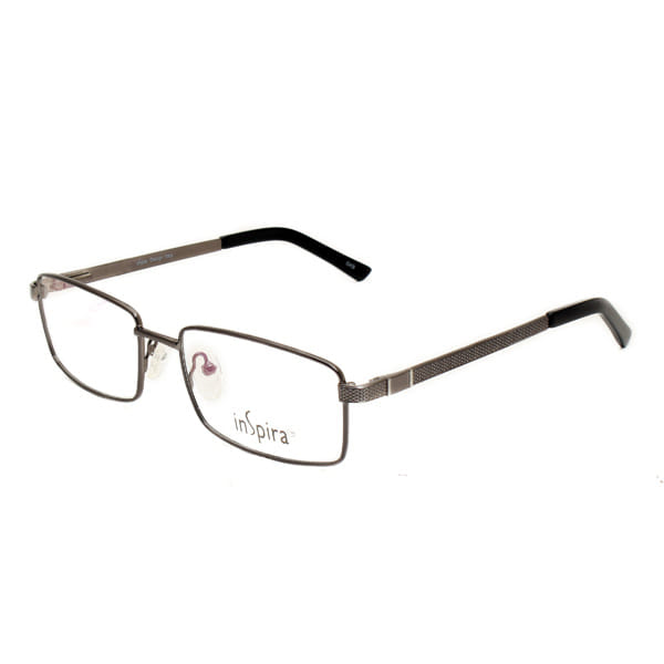 Inspira ES214 Frame Gun Metal Male Full Metal Frame — Gun Metal frame — view 1
