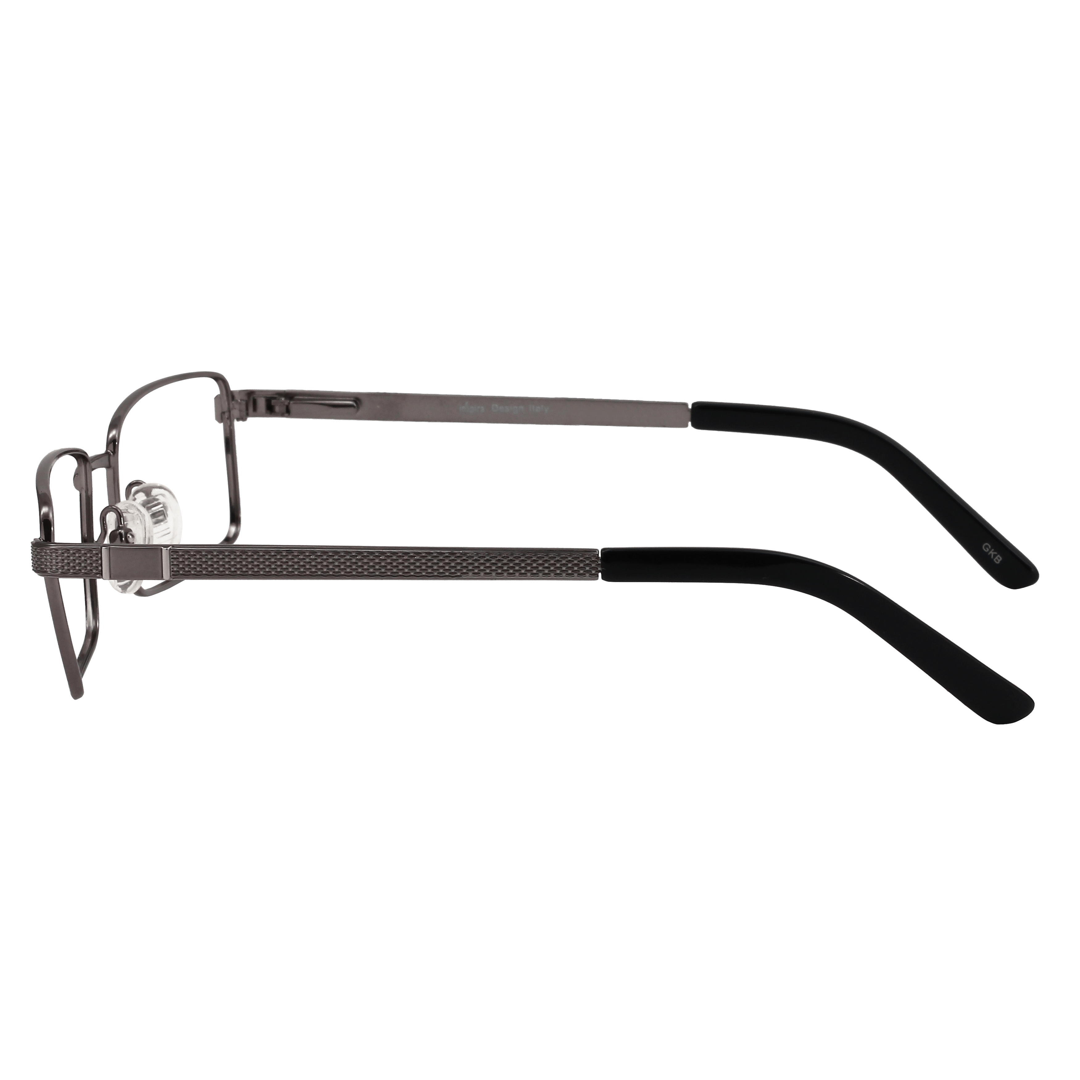 Inspira ES214 Frame Gun Metal Male Full Metal Frame — Gun Metal frame — view 6