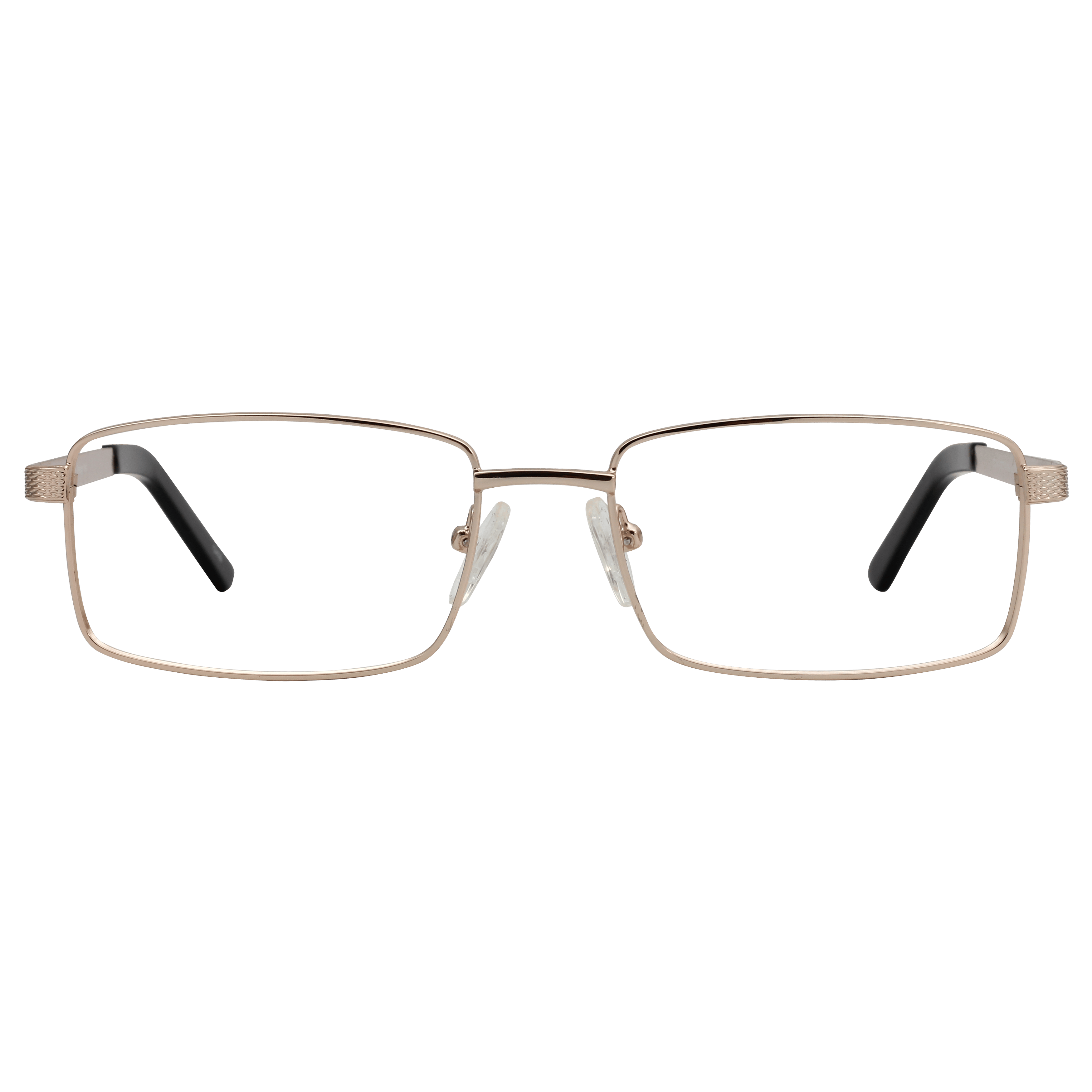 Inspira ES214 Frame Gold Male Full Metal Frame — Gold frame — view 5