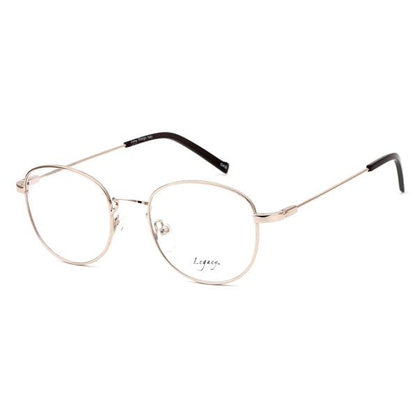 Inspira 0616S Frame Gold Unisex Full Metal — Brown frame