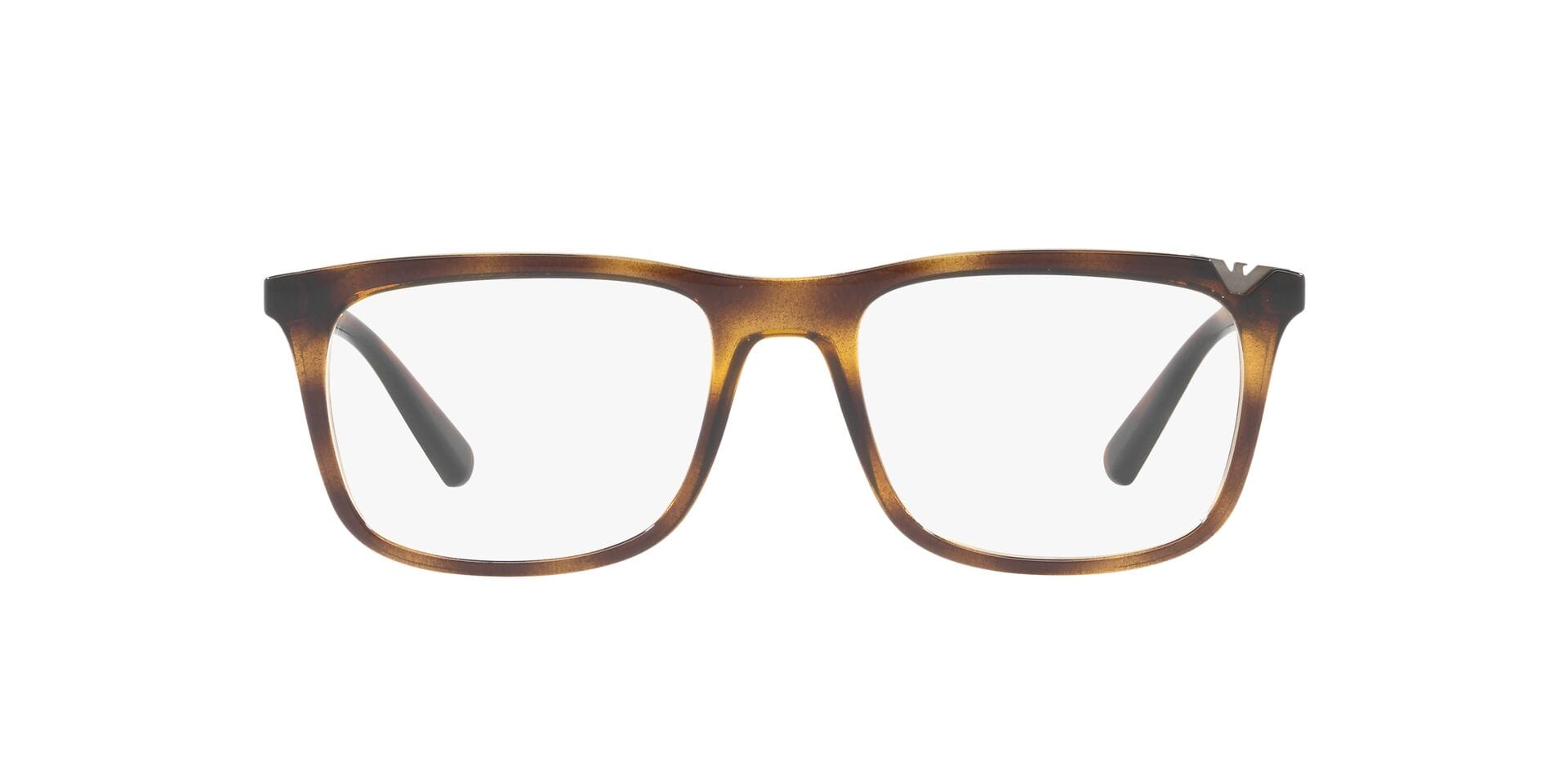 Emporio Armani EA3110 Frame Brown Male Full Shell Frame — Brown frame — view 2