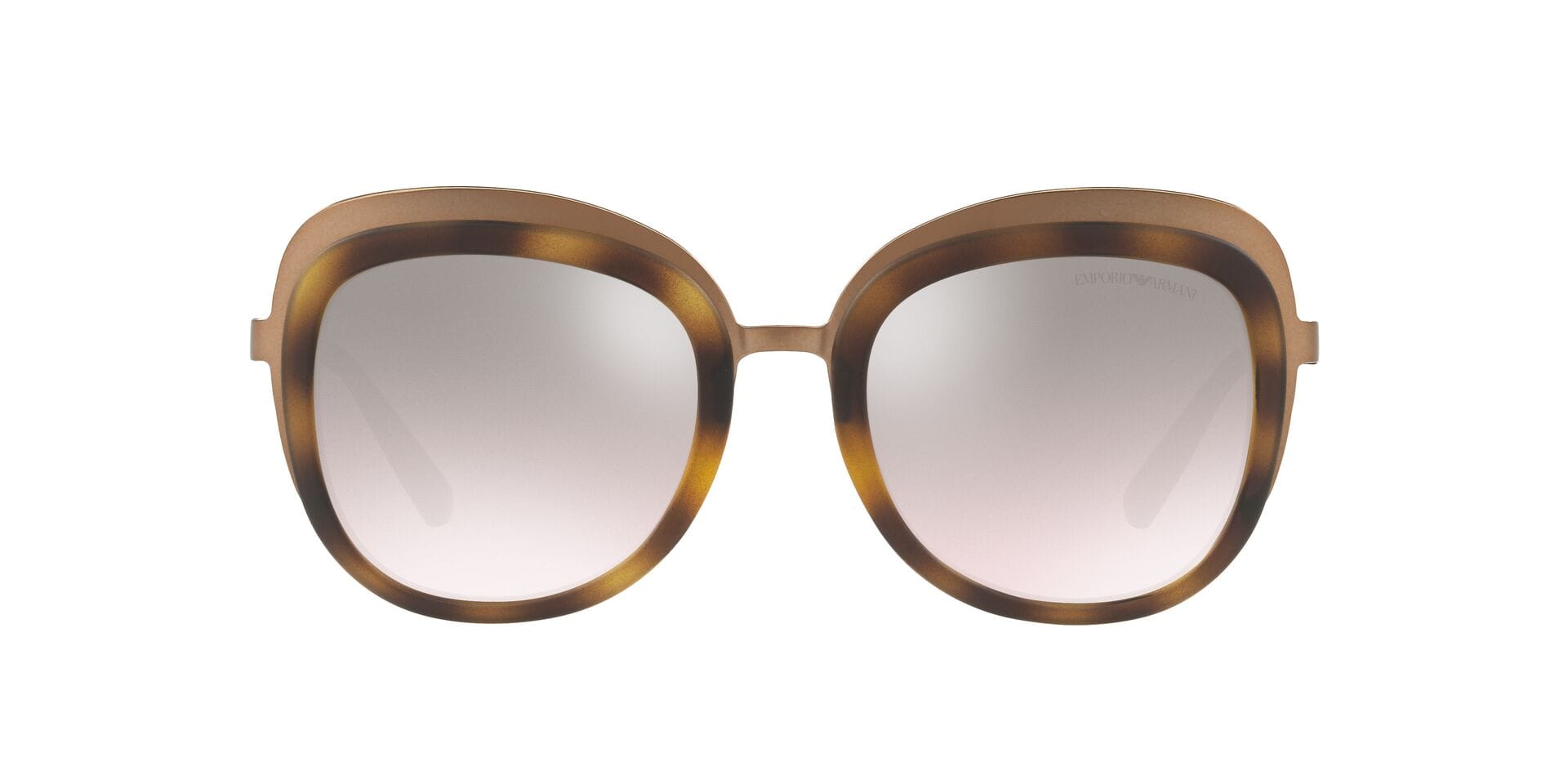 Emporio Armani EA2058 Sunglass Brown Female Full Shell Sunglass — Brown frame — view 2