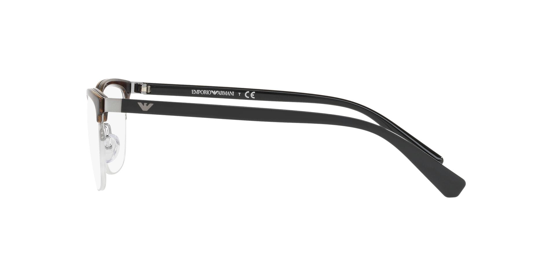 Emporio Armani EA1066 Frame Brown Female Supra Shell Frame — Brown frame — view 3
