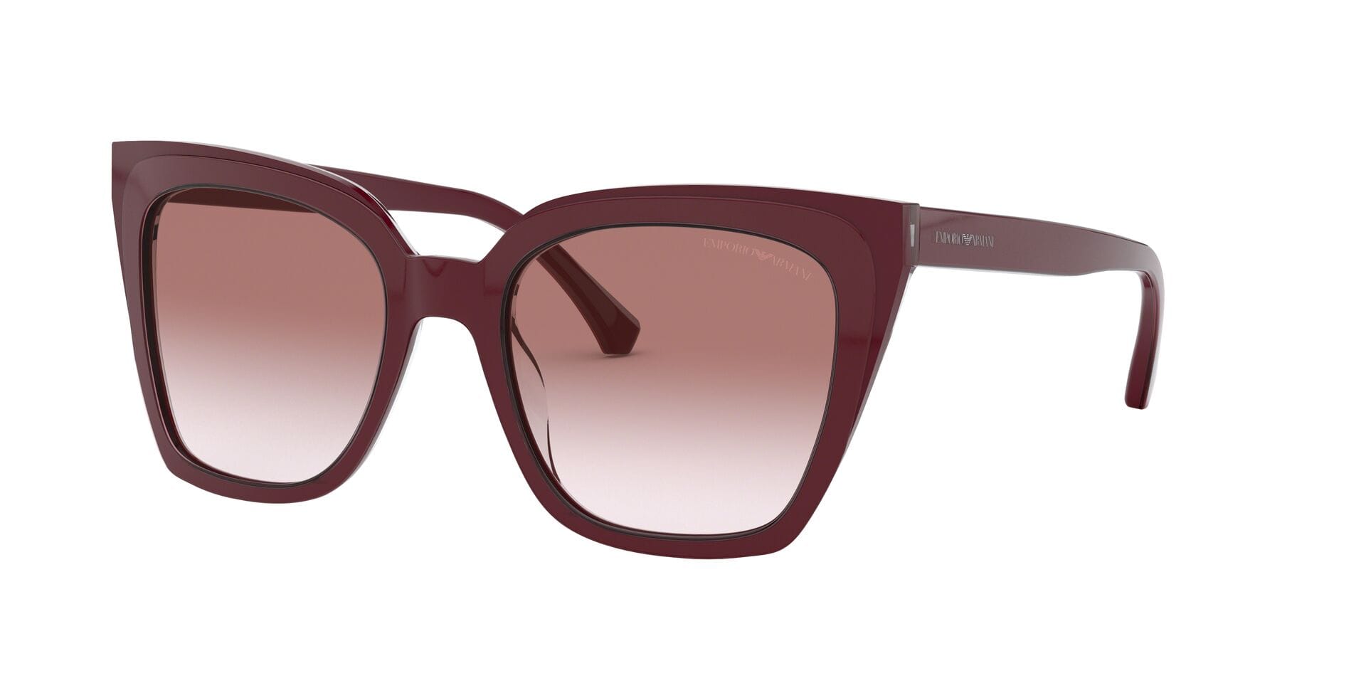 Emporio Armani EA4127 Sunglass Maroon Female Full Shell — Maroon frame