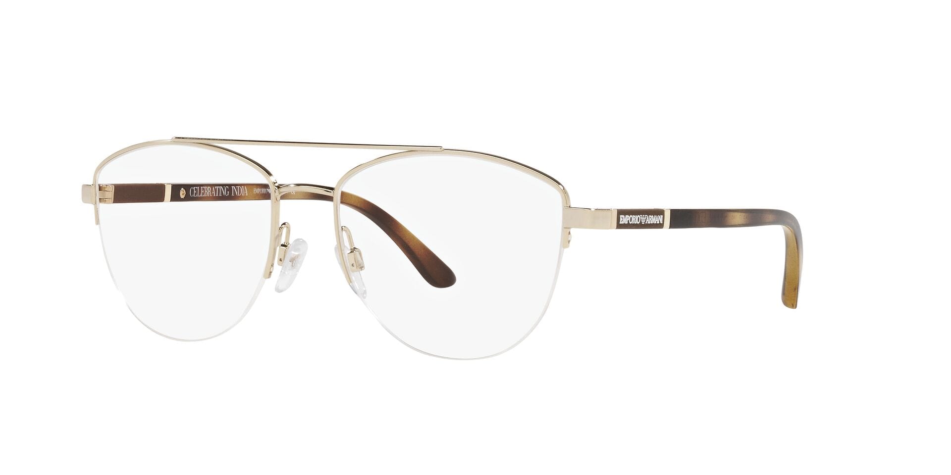Emporio Armani FR Emporio Armani 0EA1119 Frame Gold Male Supra Shell Frame — view 1