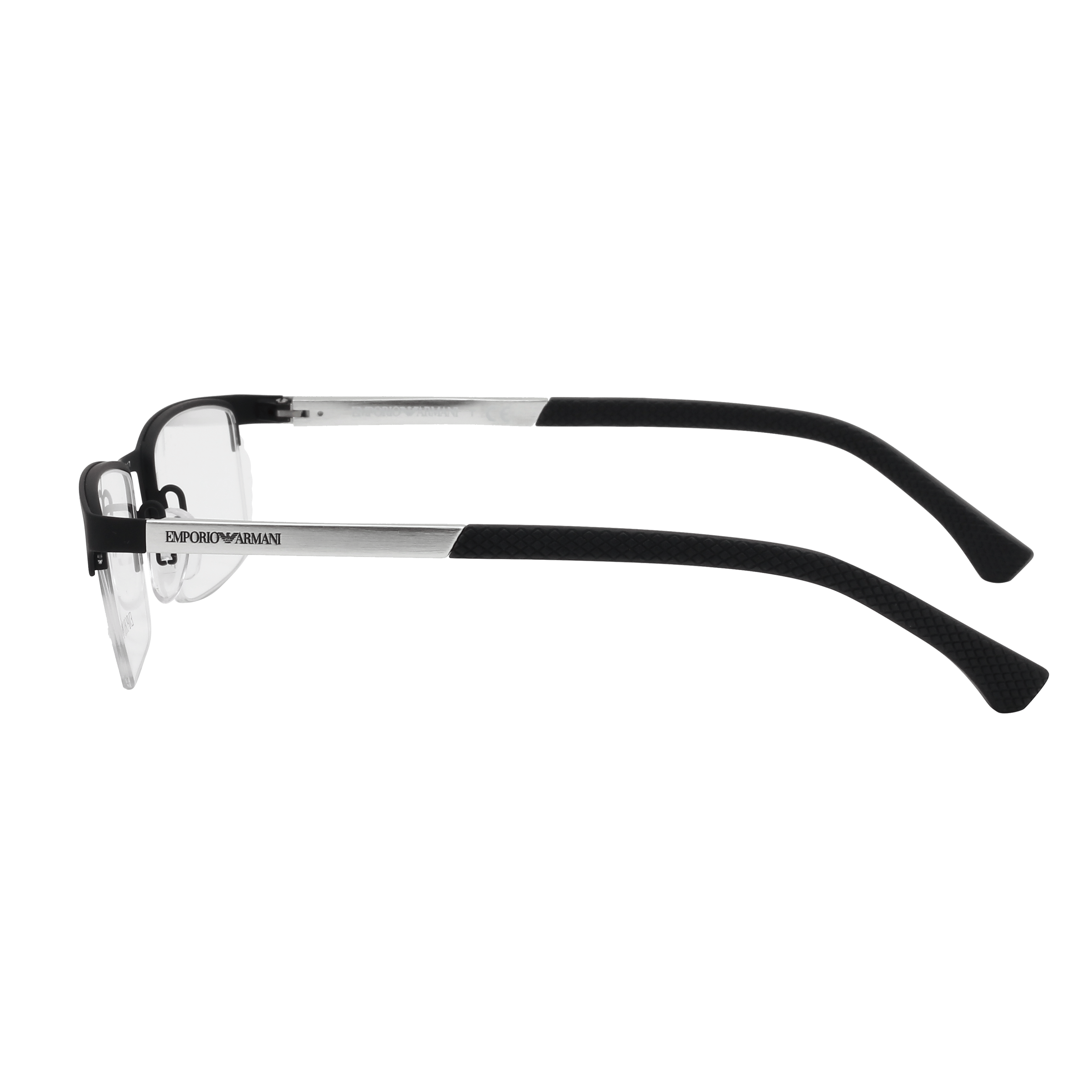 Emporio Armani EA 1041 Frame Black Male Supra Metal with Rub Frame — view 6