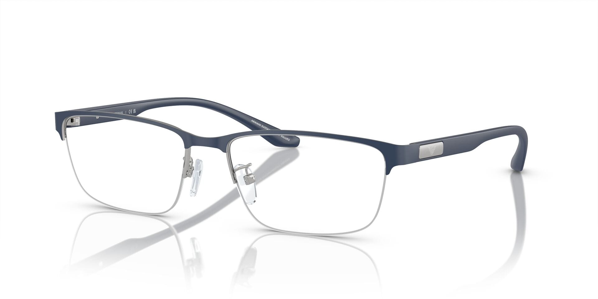 Emporio Armani 0EA1147 Frame Blue Male Supra Shell Frame — Blue frame — view 1